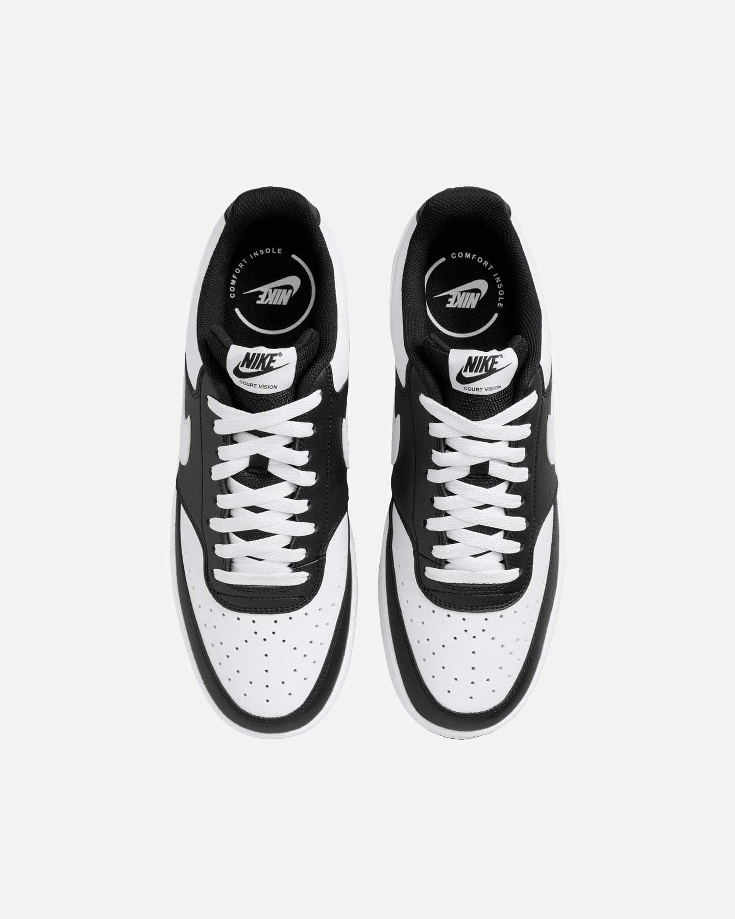 Scarpe sneakers NIKE COURT VISION LOW M - Nero - 2 | Cisalfa Sport