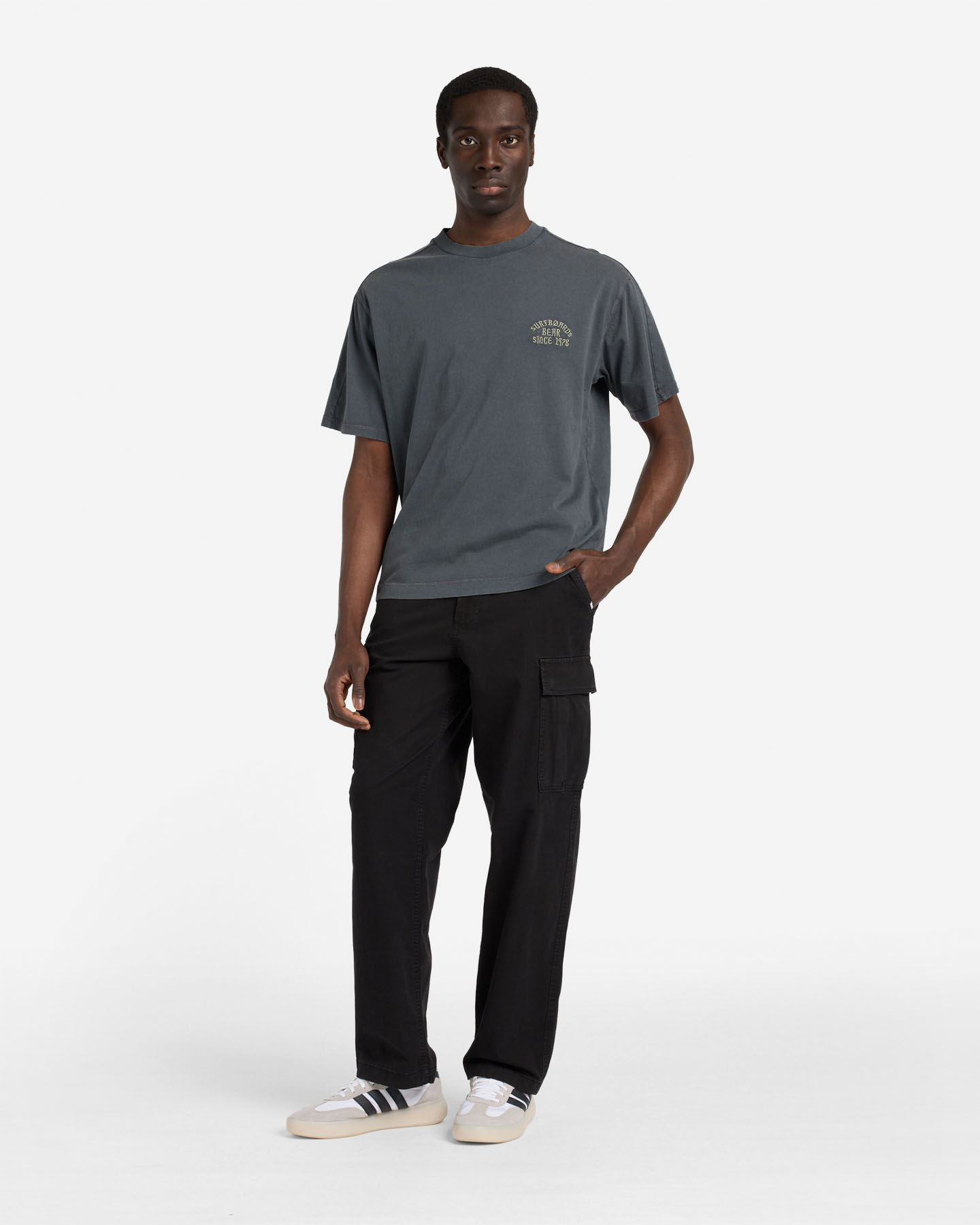 T-shirt BEAR WAVES AFTER WAVES M - Grigio - 4 | Cisalfa Sport