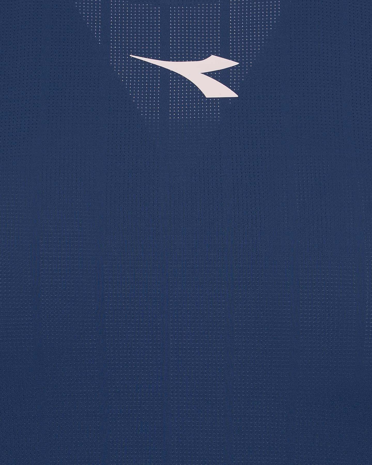 T-shirt tennis DIADORA ICON W - Blu - 2 | Cisalfa Sport