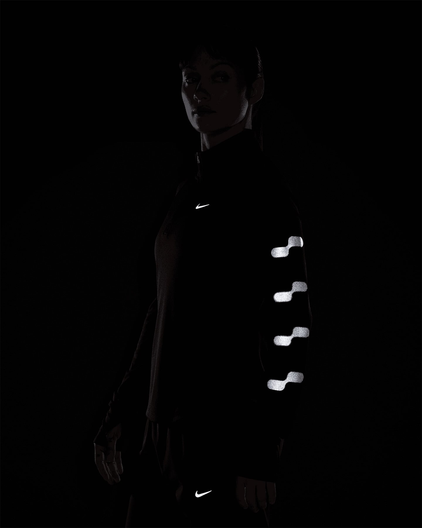 Maglia running NIKE TEMPO FLASH LS W - Nero - 3 | Cisalfa Sport