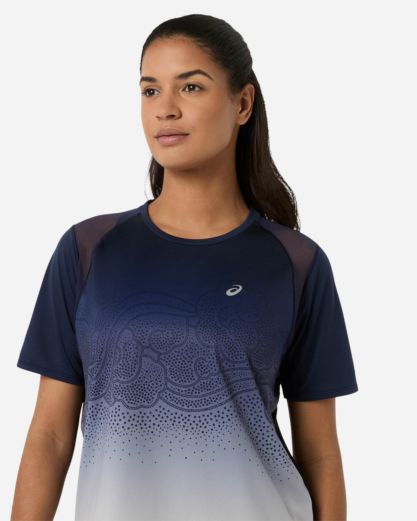 T-shirt running ASICS ROAD FADE W - Blu - 3 | Cisalfa Sport