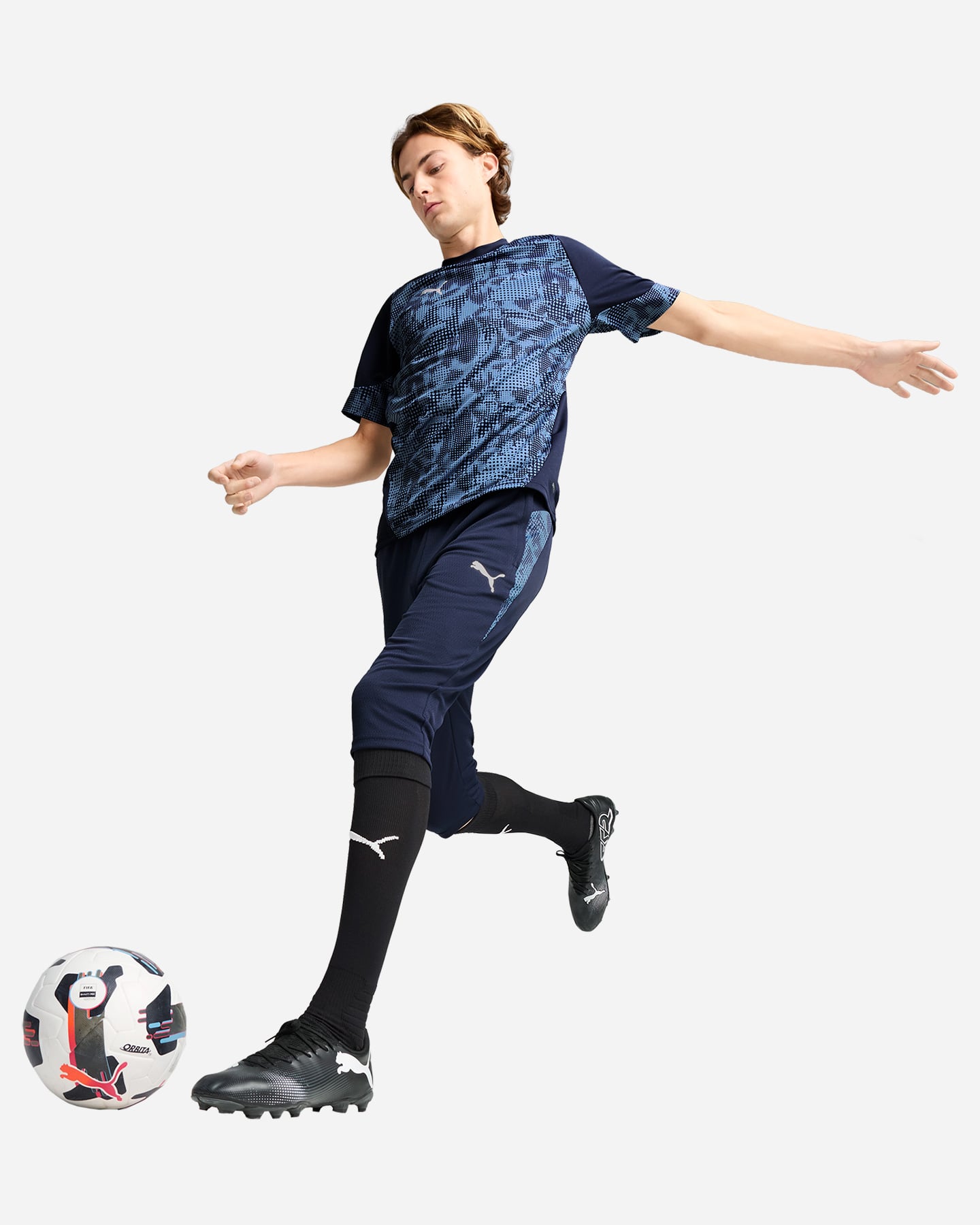 Pantaloncini calcio PUMA TEAMCUP M - Blu Navy - 4 | Cisalfa Sport