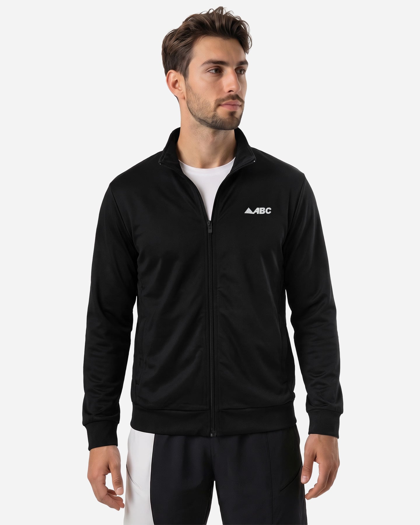 Giacca tennis ABC ESSENTIAL M - Nero - 2 | Cisalfa Sport