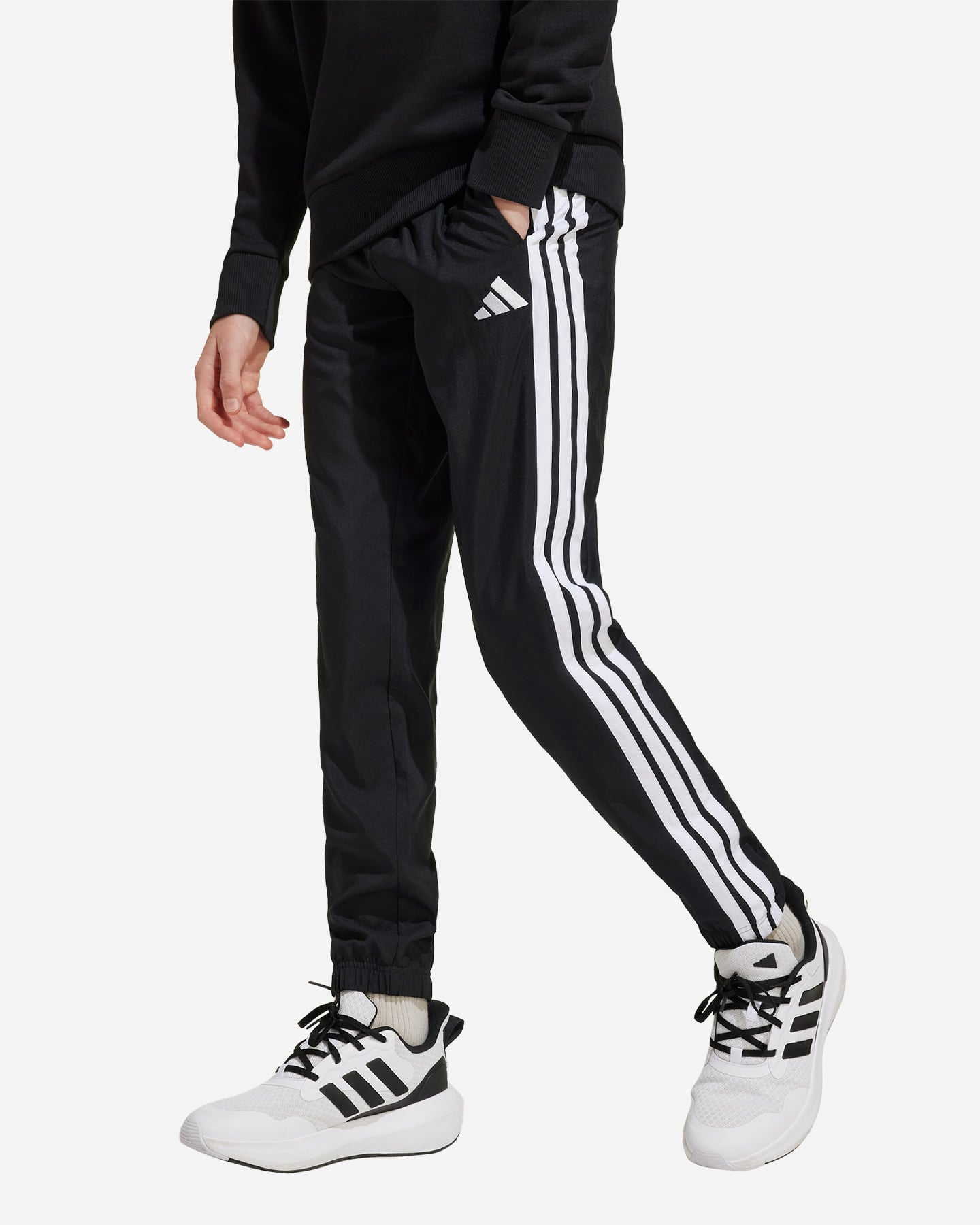 Pantalone ADIDAS 3STRIPES JR - Nero - 1 | Cisalfa Sport