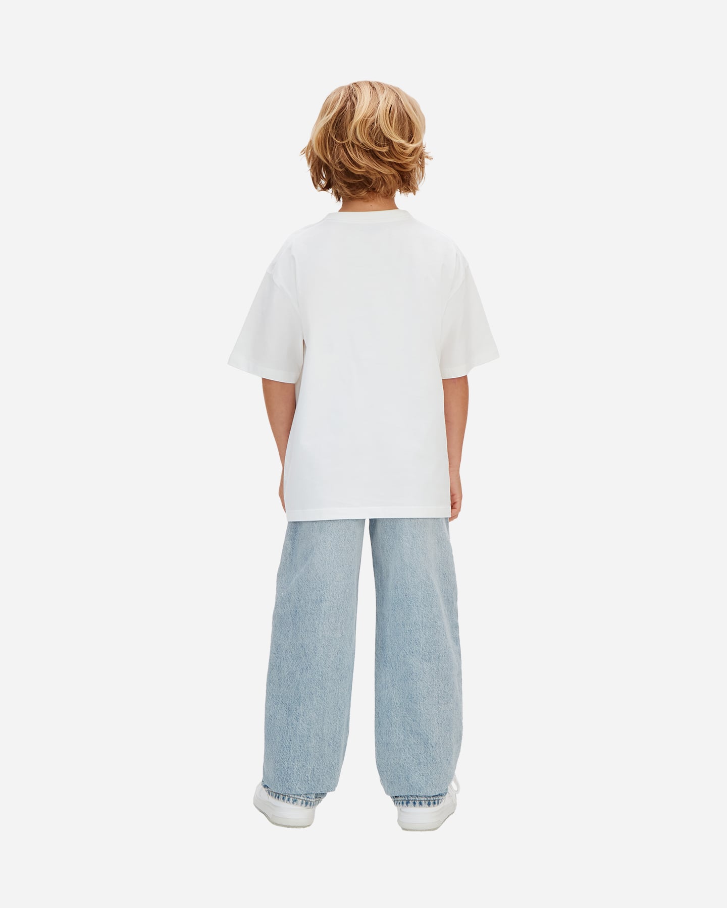 T-shirt CALVIN KLEIN JEANS BASIC JR - Bianco - 3 | Cisalfa Sport