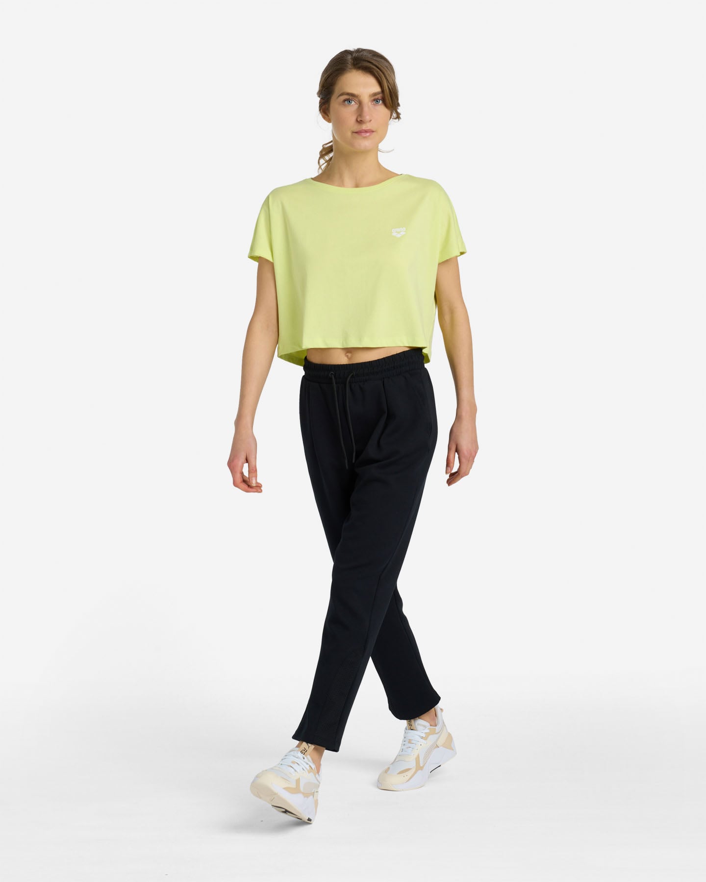 T-shirt ARENA ATHLETIC ESSENTIAL W - Giallo - 4 | Cisalfa Sport