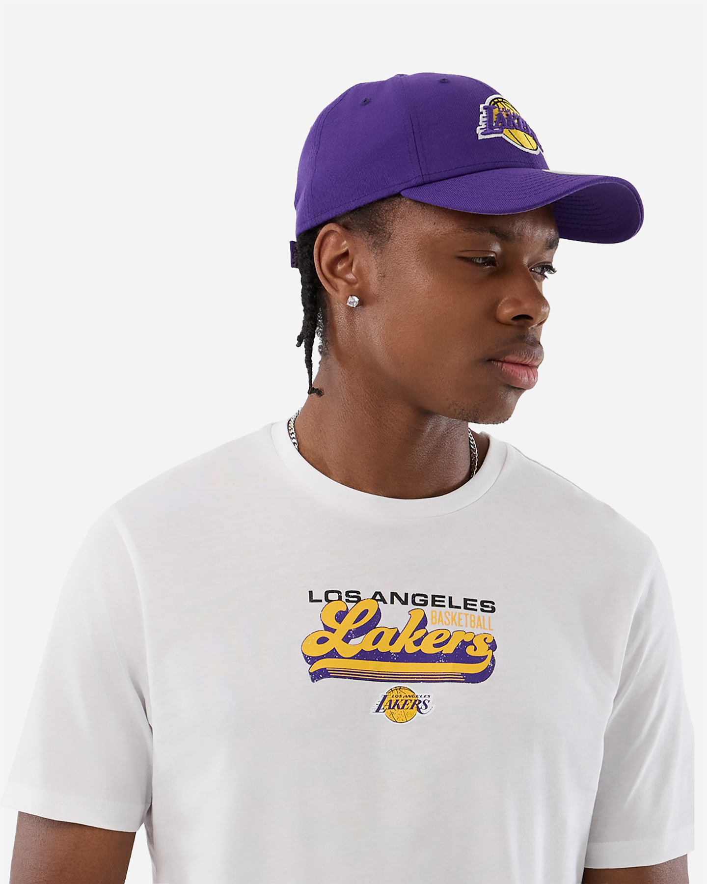 Maglia basket NEW ERA LOS ANGELES LAKERS M - Bianco - 2 | Cisalfa Sport