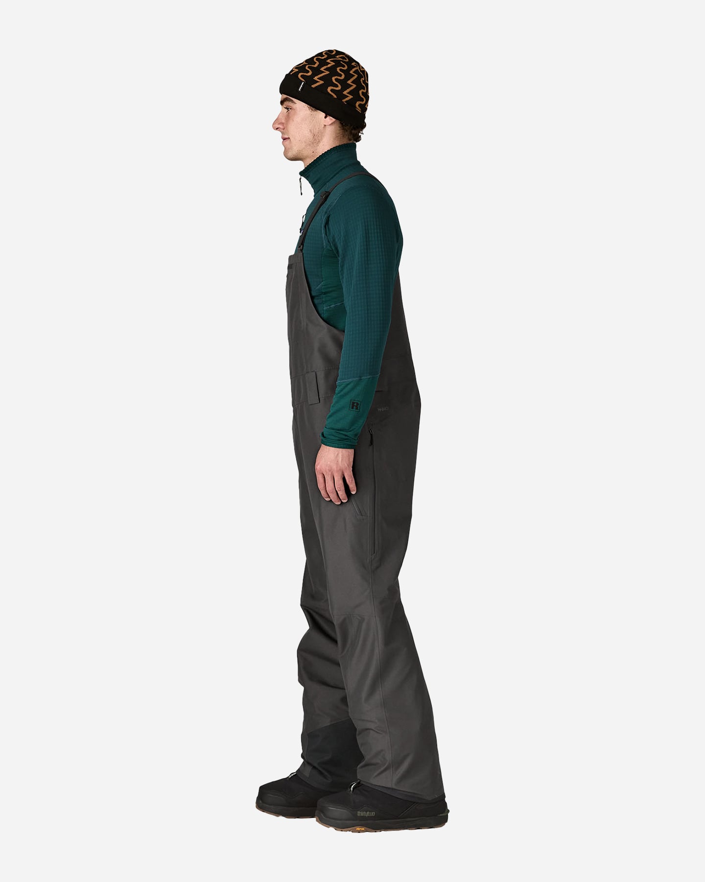 Salopette sci PATAGONIA POWDER TOWN BIBS M - Nero - 2 | Cisalfa Sport