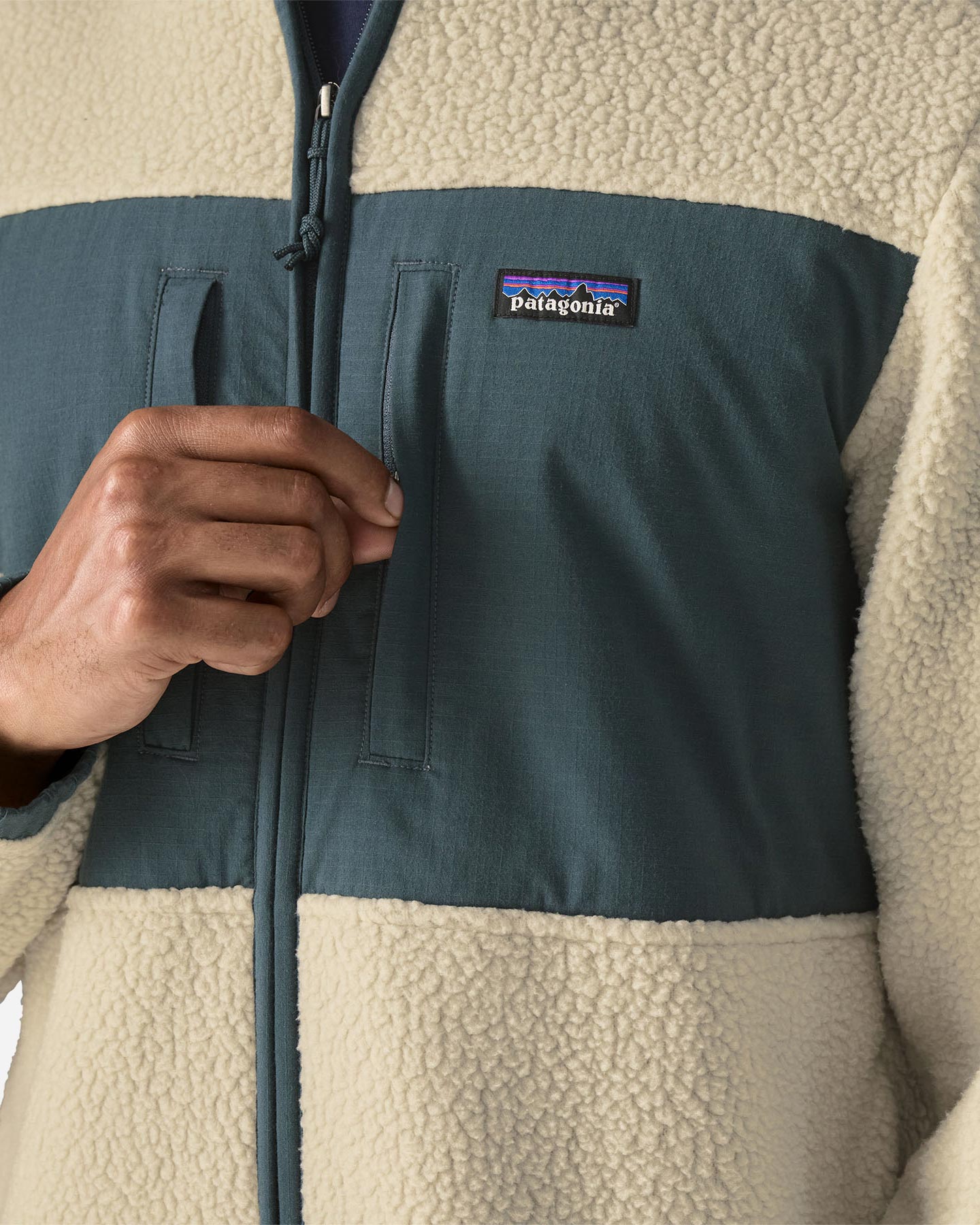 Pile PATAGONIA RETRO PILE PATCH M - Beige - 4 | Cisalfa Sport