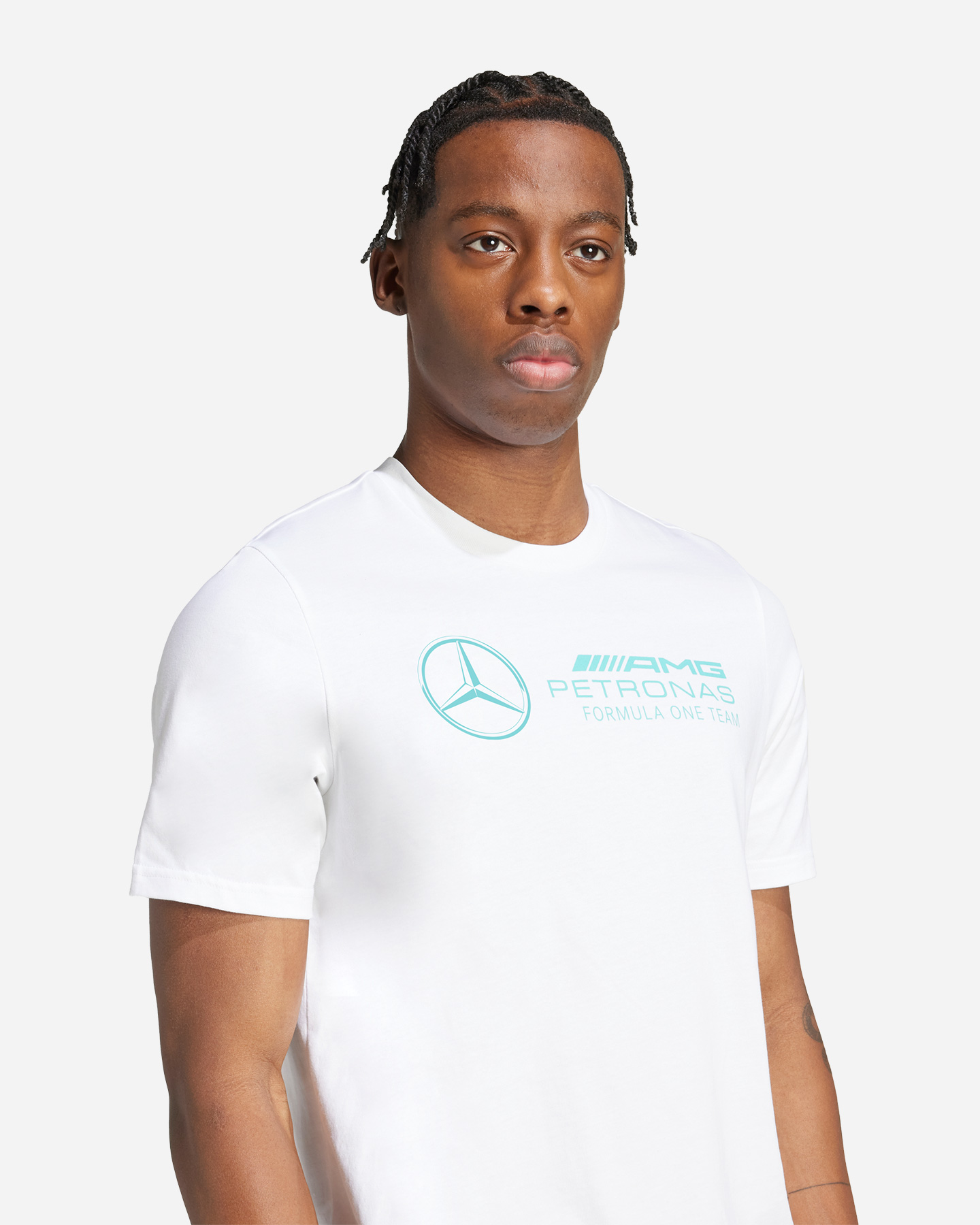 T-shirt ADIDAS MERCEDES DNA M - Bianco - 4 | Cisalfa Sport