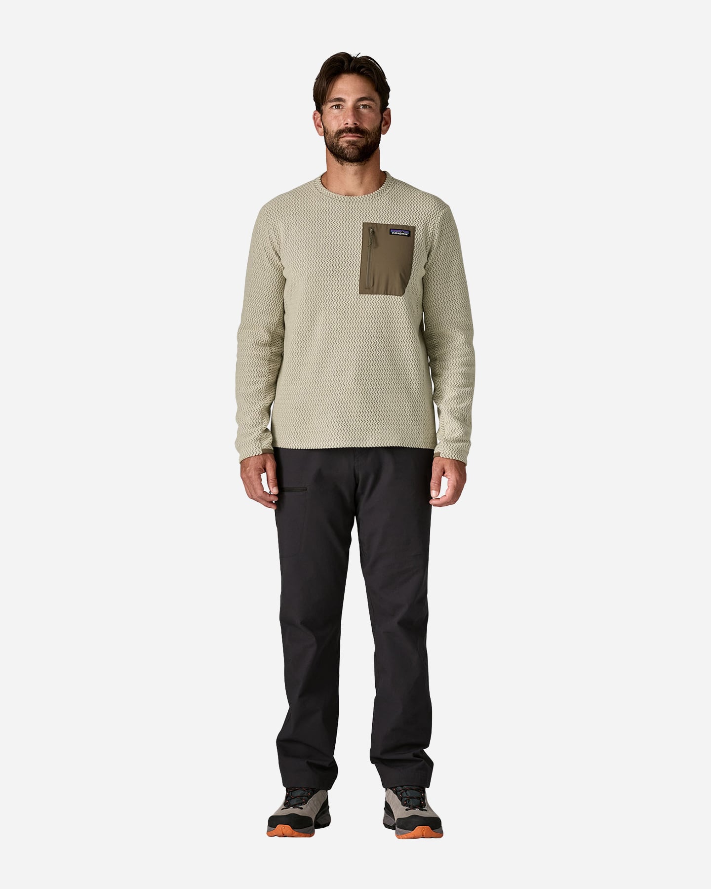 Pile PATAGONIA R1 AIR M - Beige - 4 | Cisalfa Sport