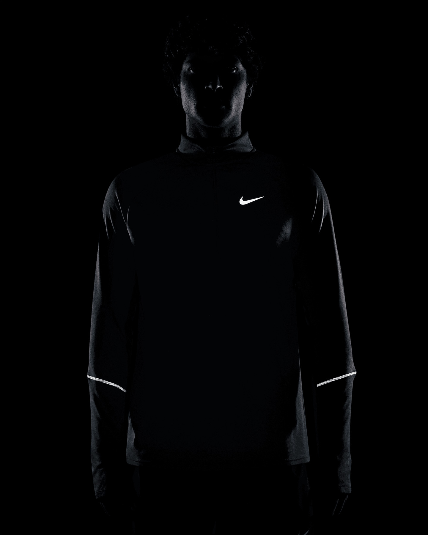 Maglia running NIKE MILER LS M - Blu - 3 | Cisalfa Sport