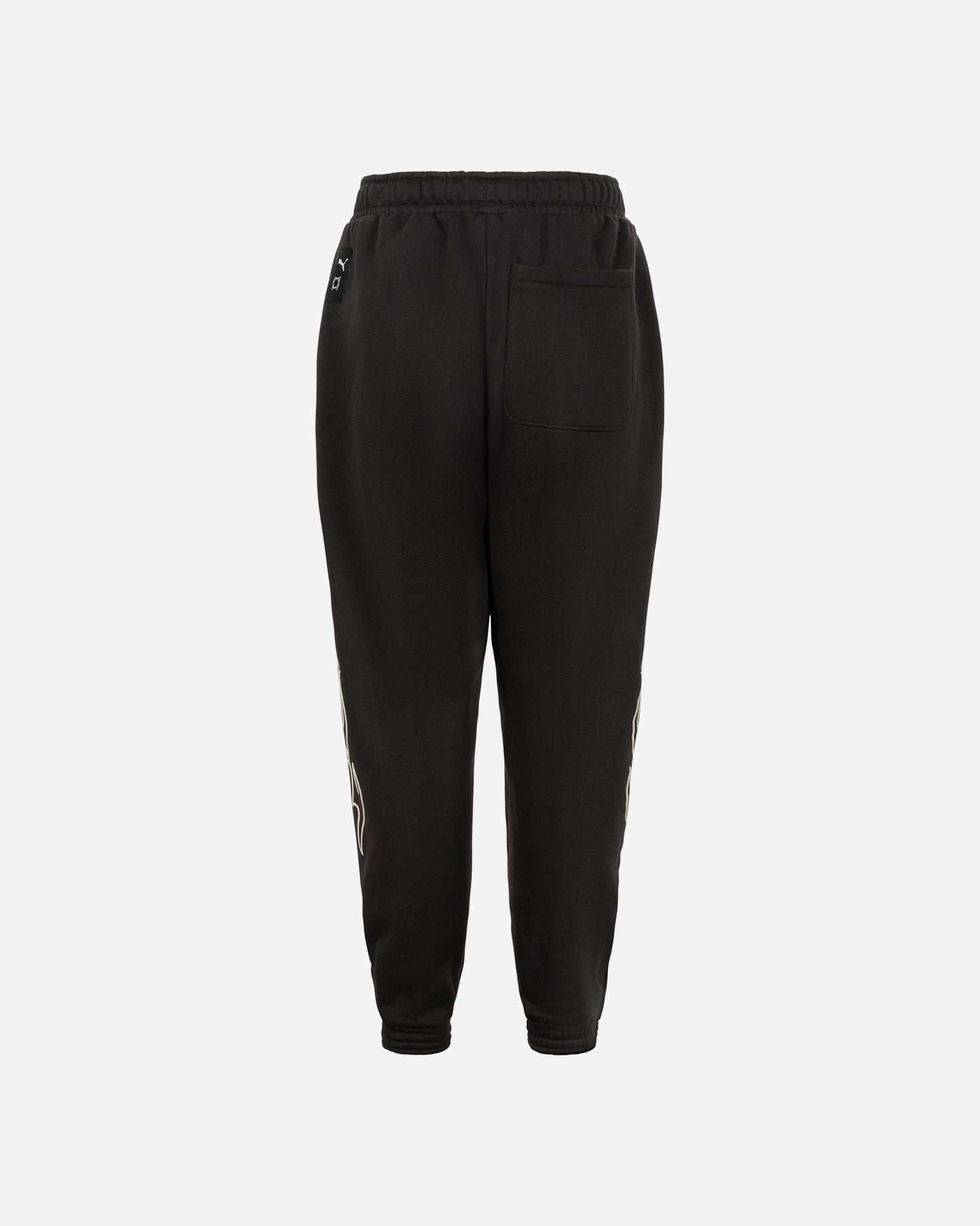 Pantalone PUMA BOY BBALL FLAME JR - Nero - 1 | Cisalfa Sport