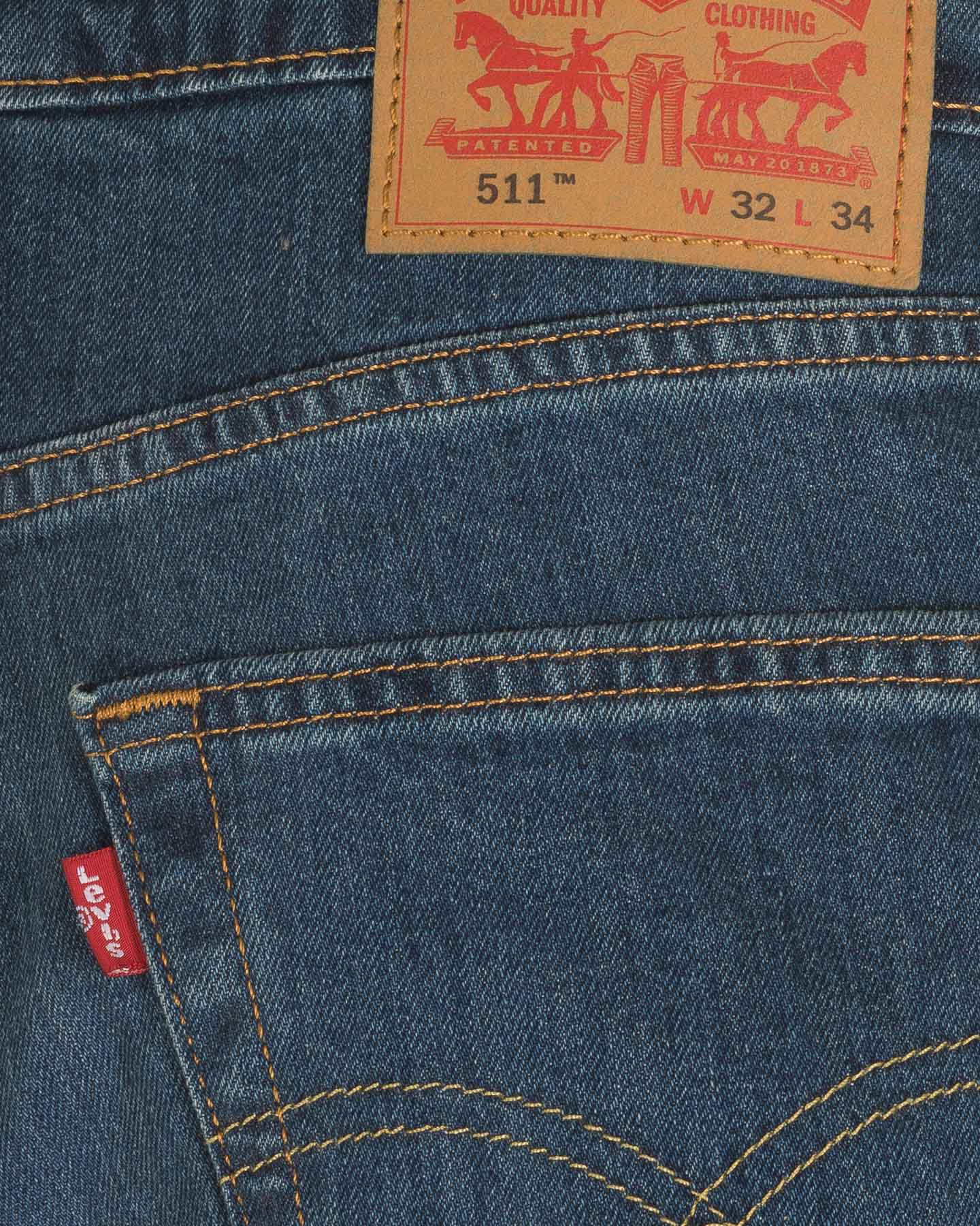 Jeans LEVI'S 511 M - Bianco - 2 | Cisalfa Sport