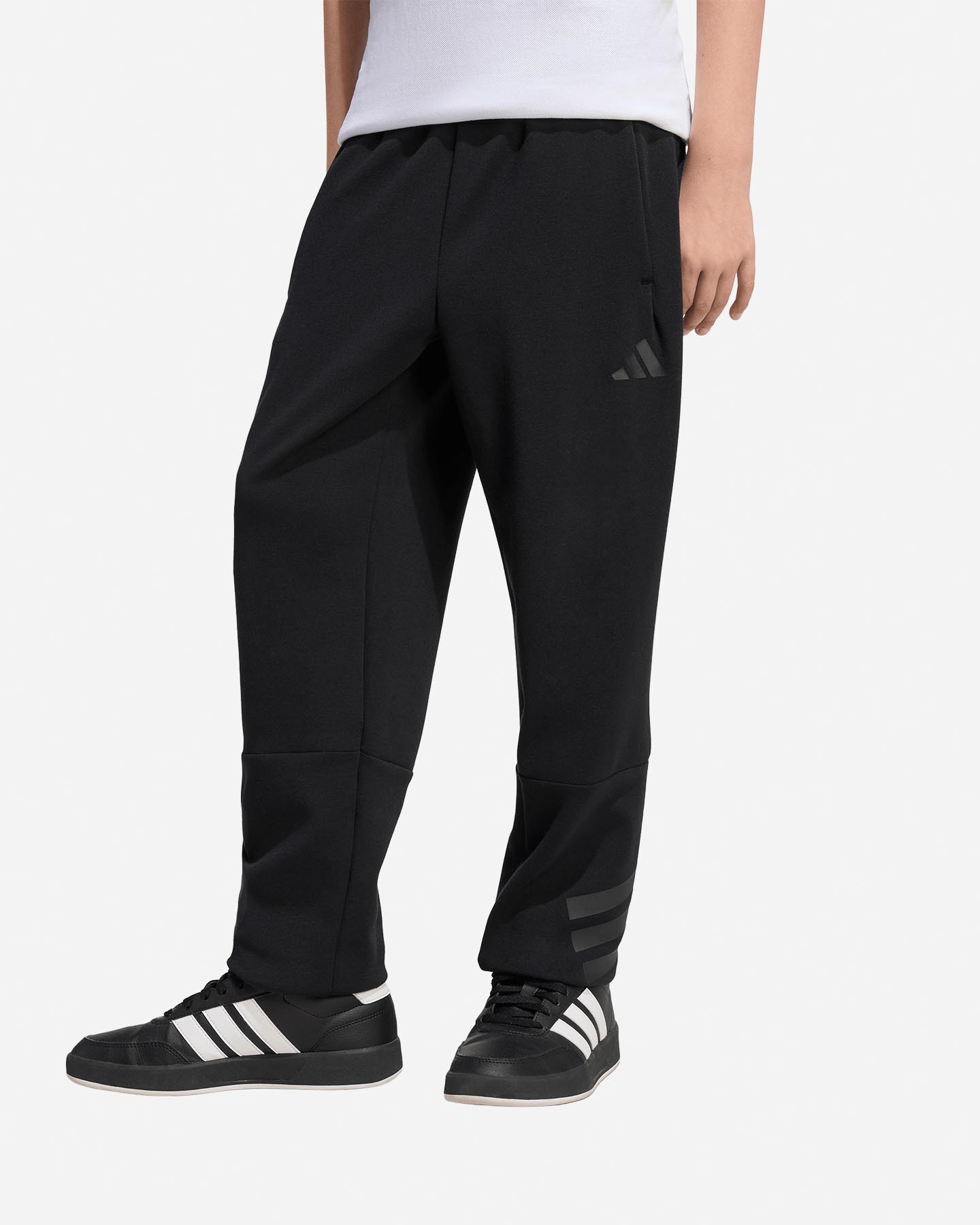 Pantalone ADIDAS FUTURE ICONS 3STRIPES JR - Nero - 1 | Cisalfa Sport
