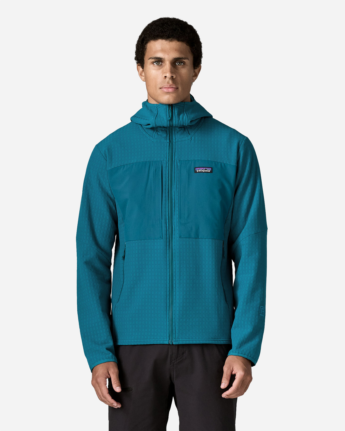 Pile PATAGONIA R2 TECHFACE M - Blu - 1 | Cisalfa Sport