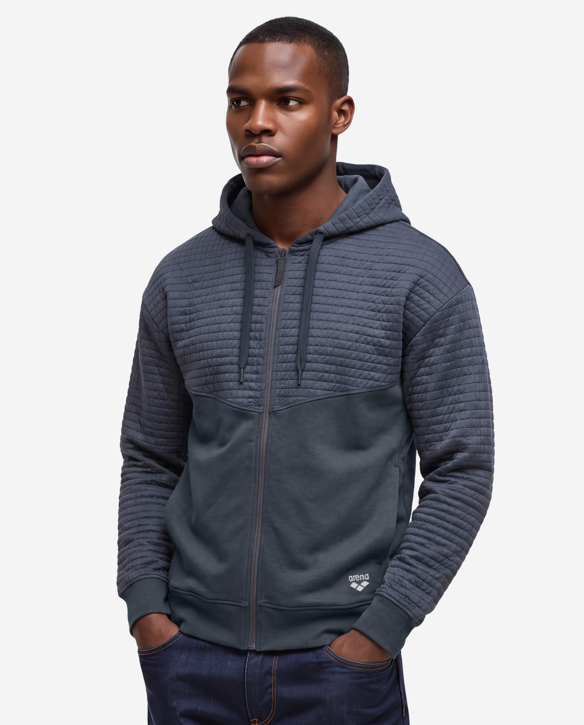 Felpa ARENA EVOLVING ATHLETIC M - Blu - 2 | Cisalfa Sport