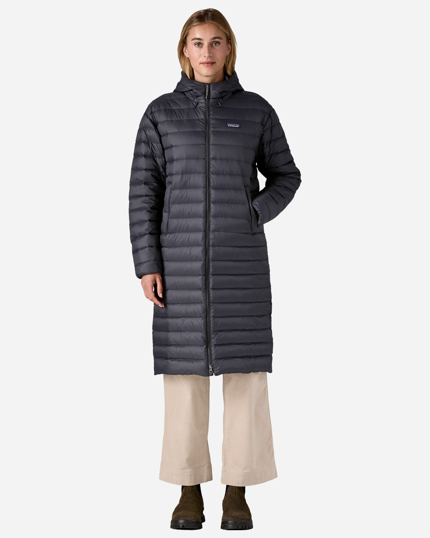 Piumino PATAGONIA RECYCLED DOWN SWEATER W - Nero - 2 | Cisalfa Sport