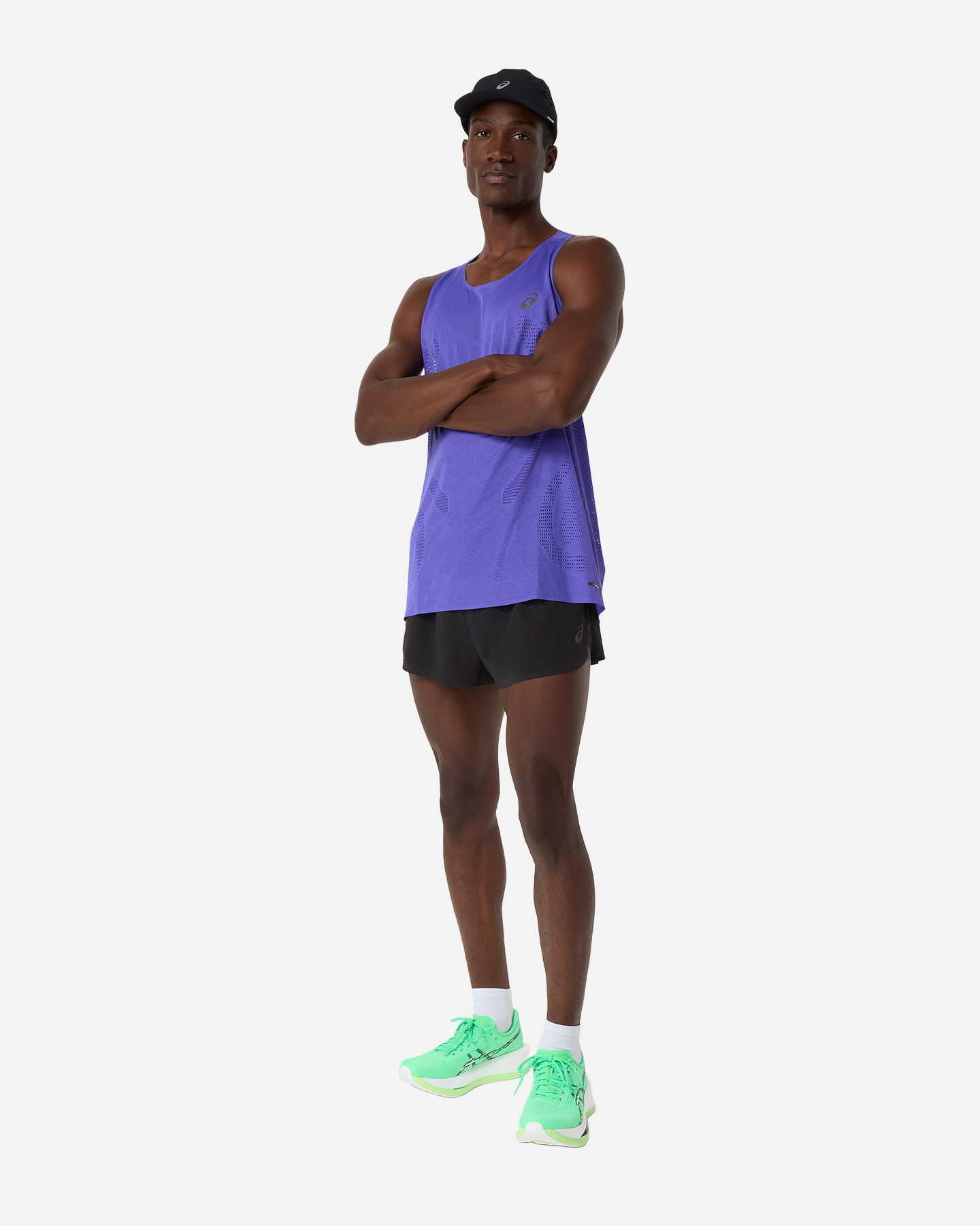 Short running ASICS METARUN SPLIT M - Nero - 2 | Cisalfa Sport