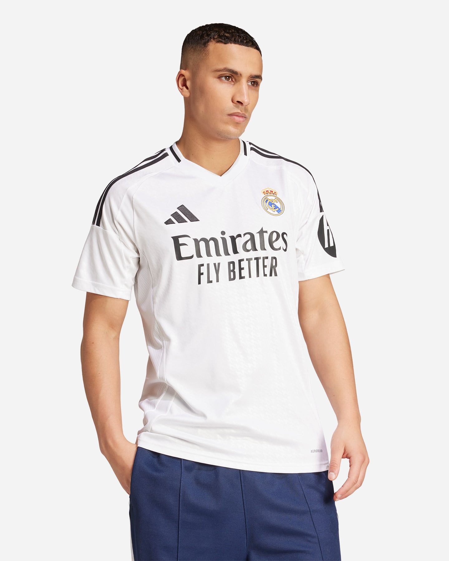 Maglia calcio ufficiale ADIDAS REAL MADRID HOME 24-25 M - Bianco - 2 | Cisalfa Sport