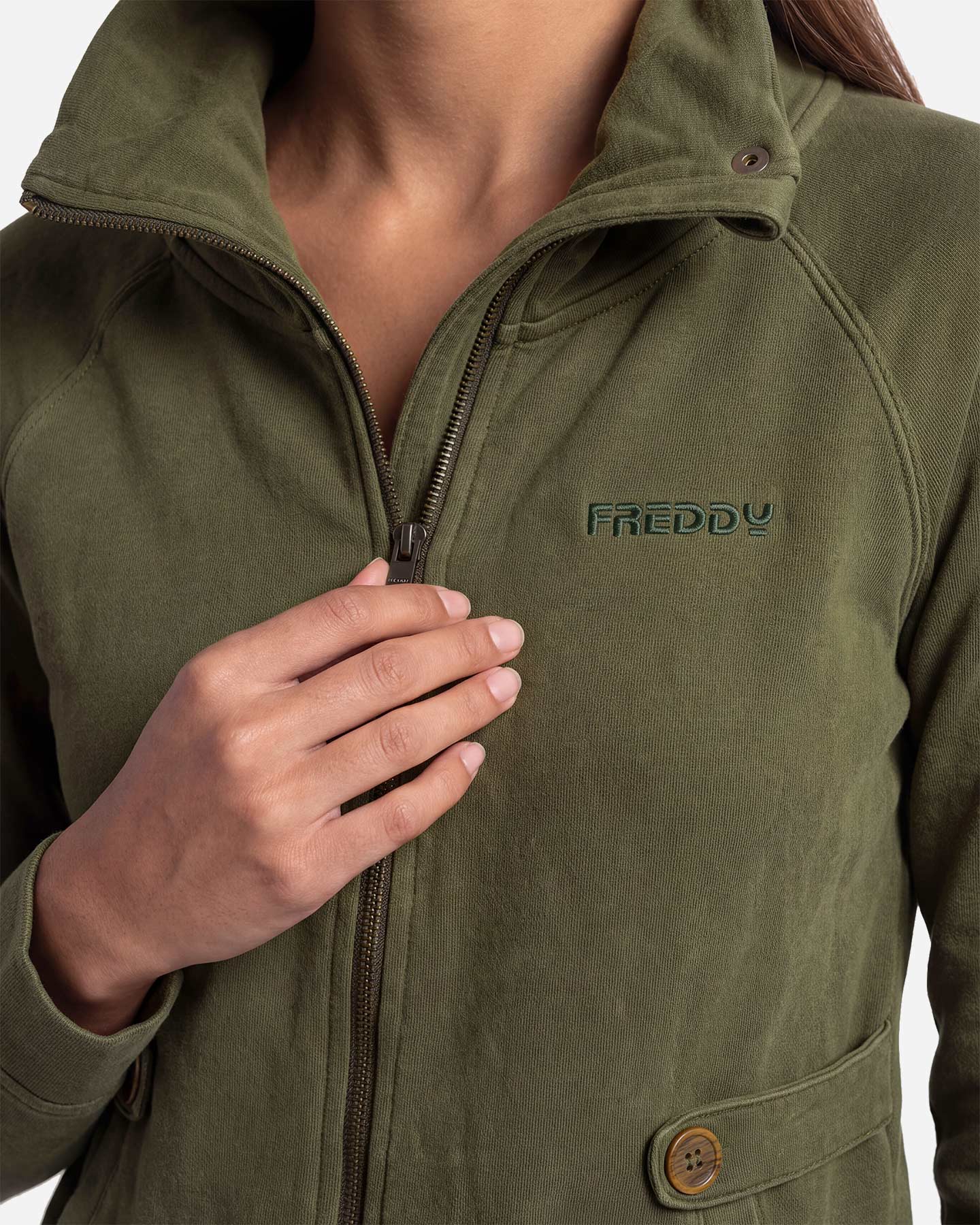 Felpa FREDDY ANNIVERSARY W - Verde - 5 | Cisalfa Sport