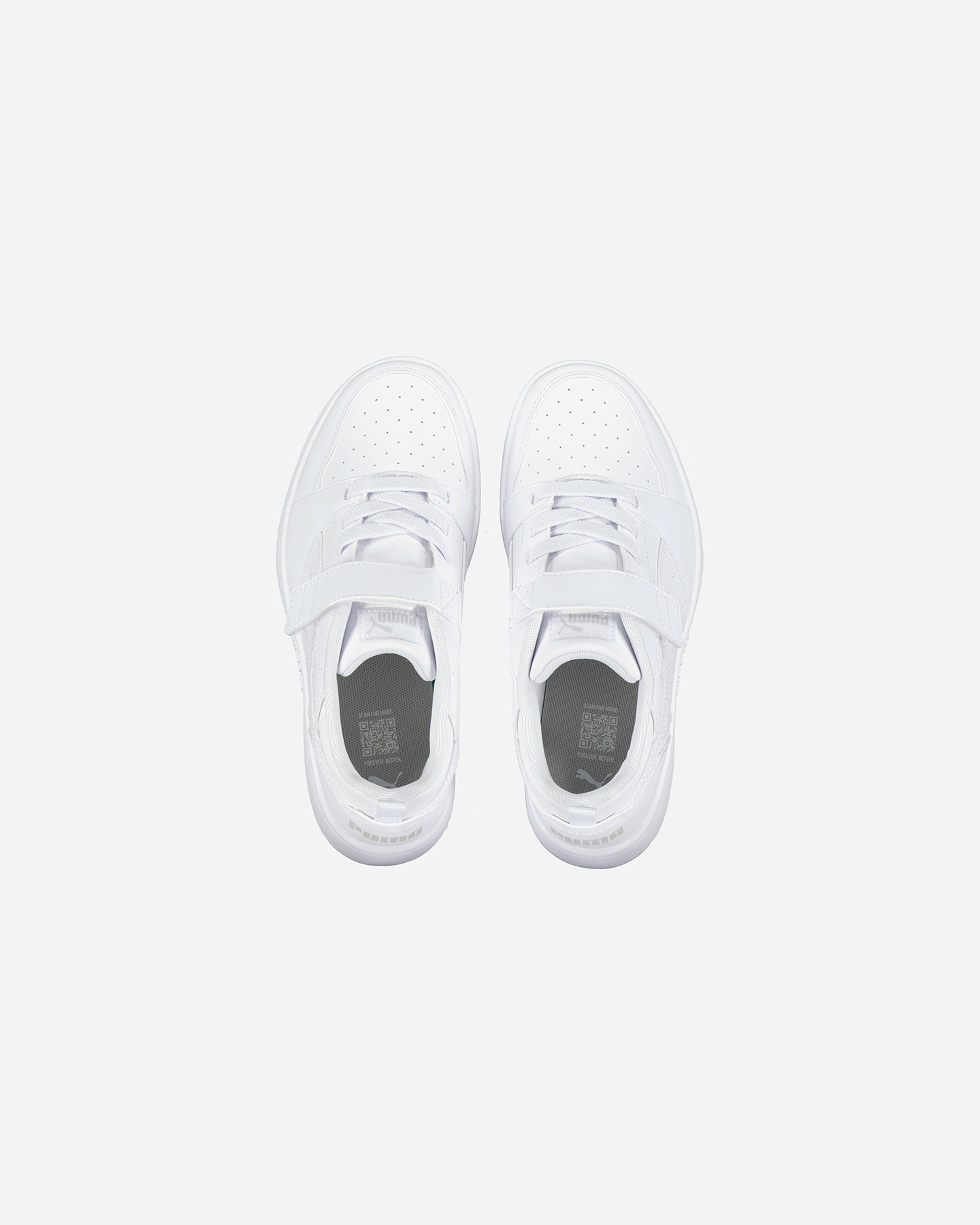 Scarpe sneakers PUMA REBOUND V6 PS JR - Bianco - 3 | Cisalfa Sport
