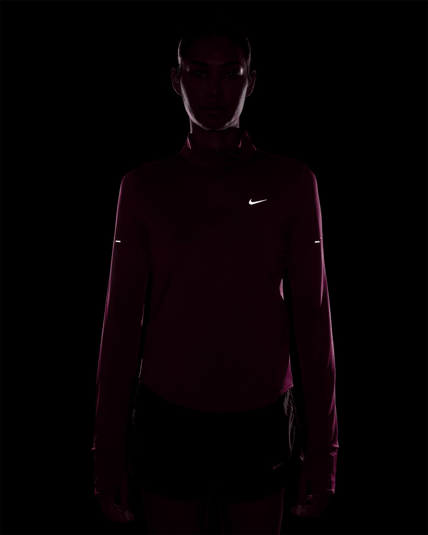 Maglia running NIKE SWIFT LS W - Viola - 3 | Cisalfa Sport