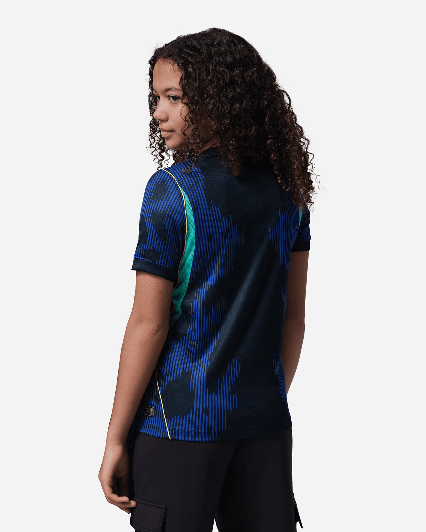 Maglia calcio ufficiale NIKE BRASILE AWAY 26 JR - Blu - 3 | Cisalfa Sport