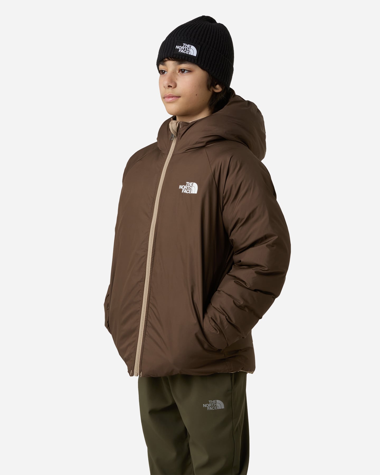 Giubbotto THE NORTH FACE PERRITO REVERS JR - Grigio - 4 | Cisalfa Sport