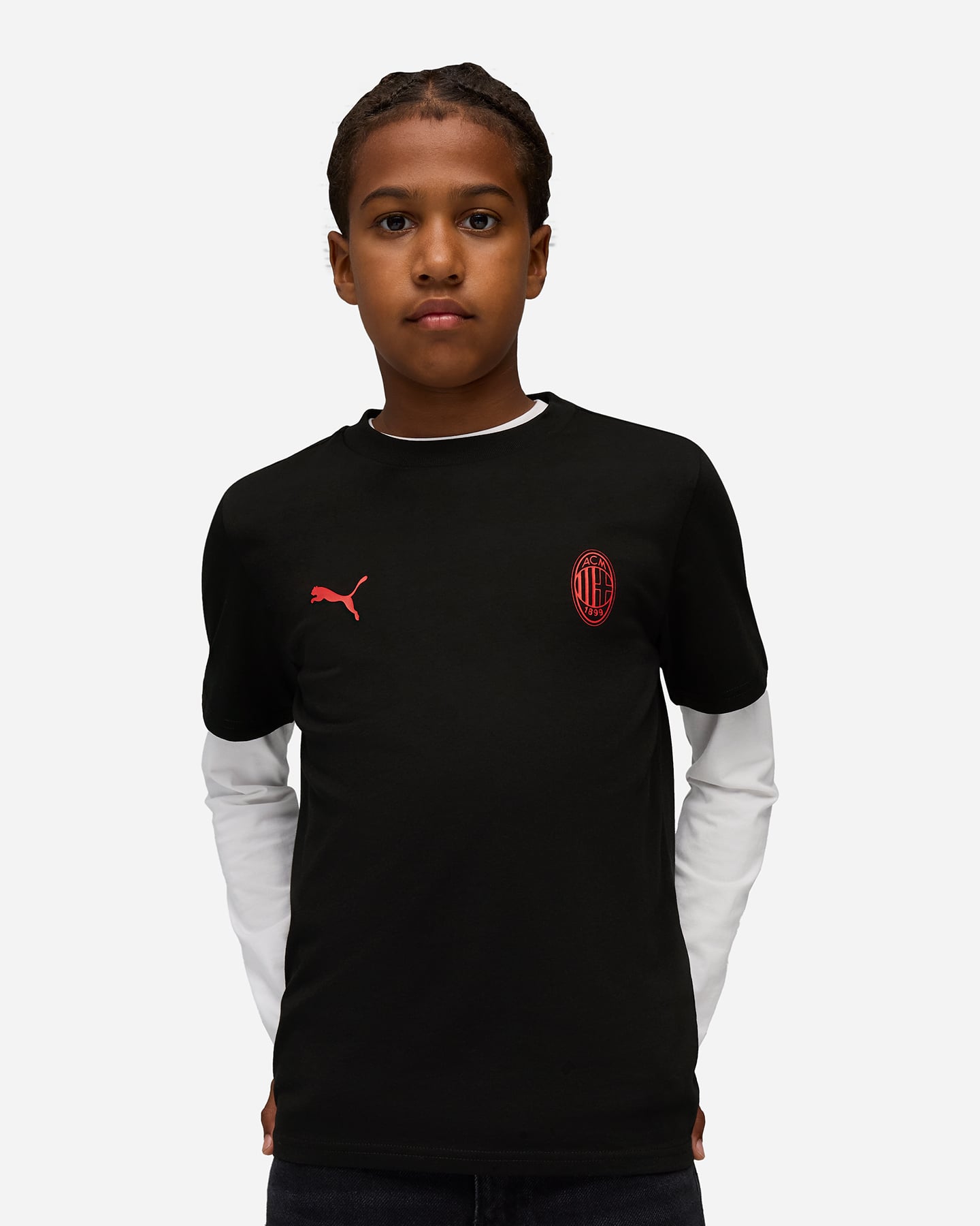 Abbigliamento calcio ufficiale PUMA ACM FTBLESS 26-27 JR - Nero - 2 | Cisalfa Sport