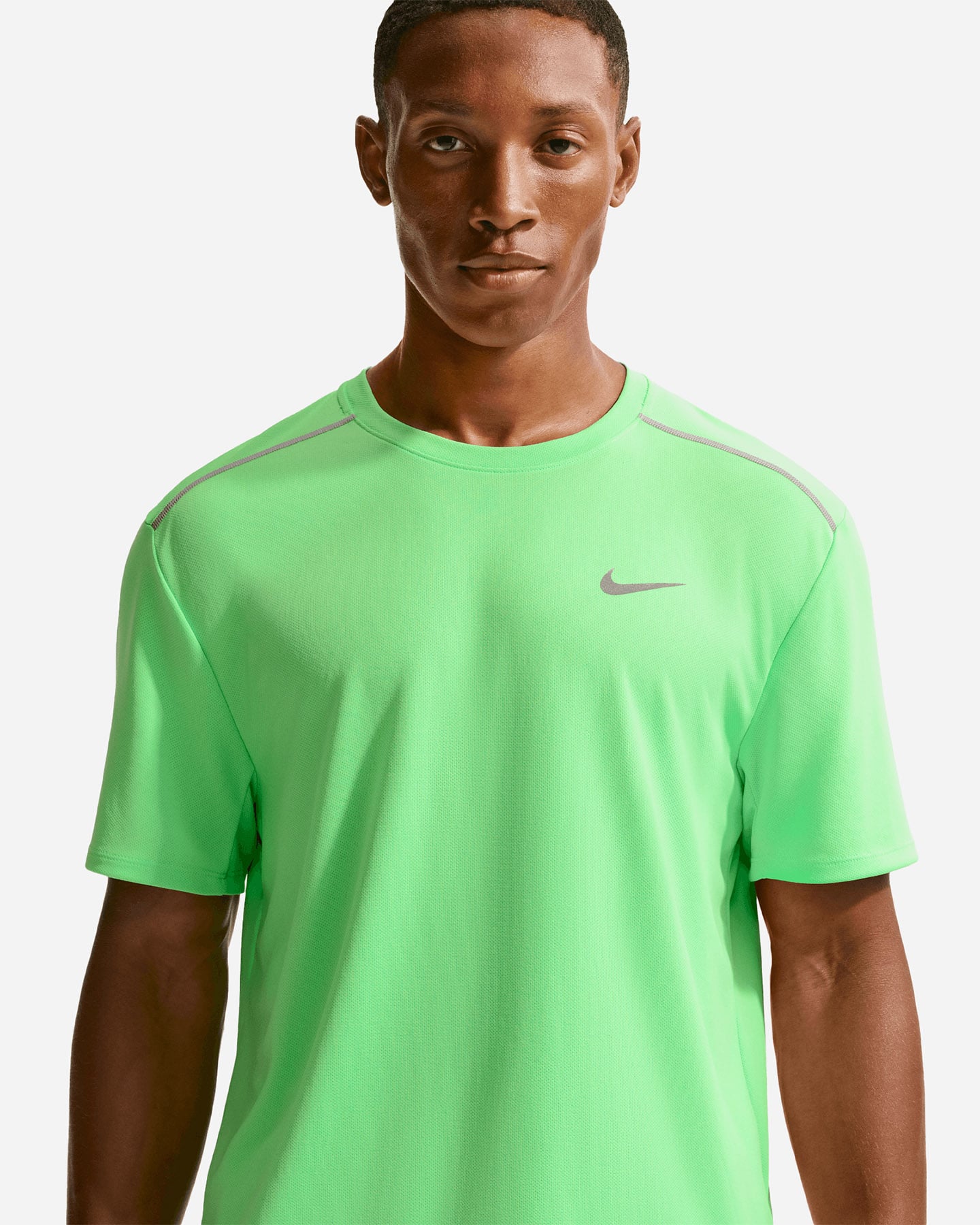 T-shirt running NIKE MILER M - Verde - 3 | Cisalfa Sport