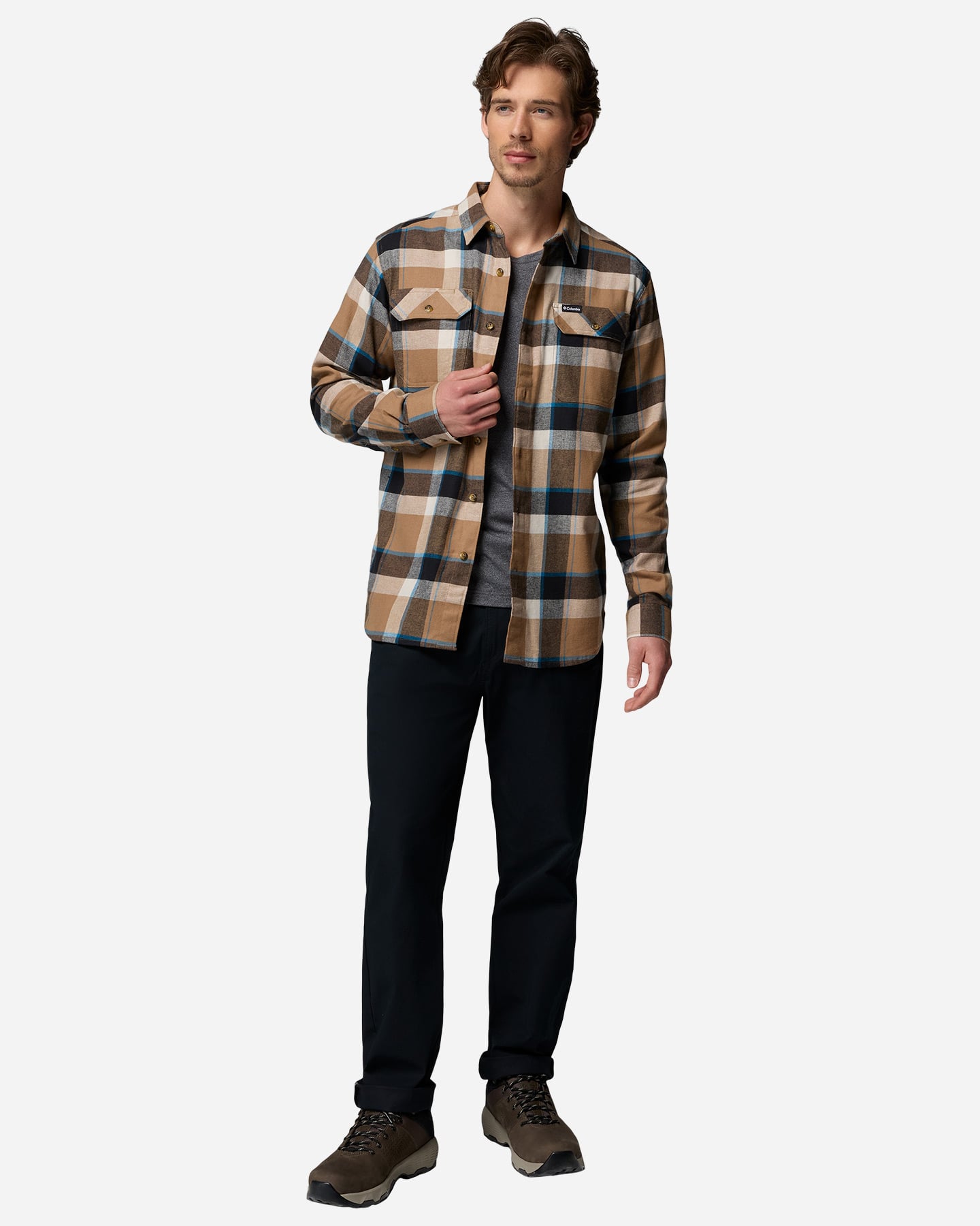 Camicia COLUMBIA FLARE GUN M - Marrone - 2 | Cisalfa Sport