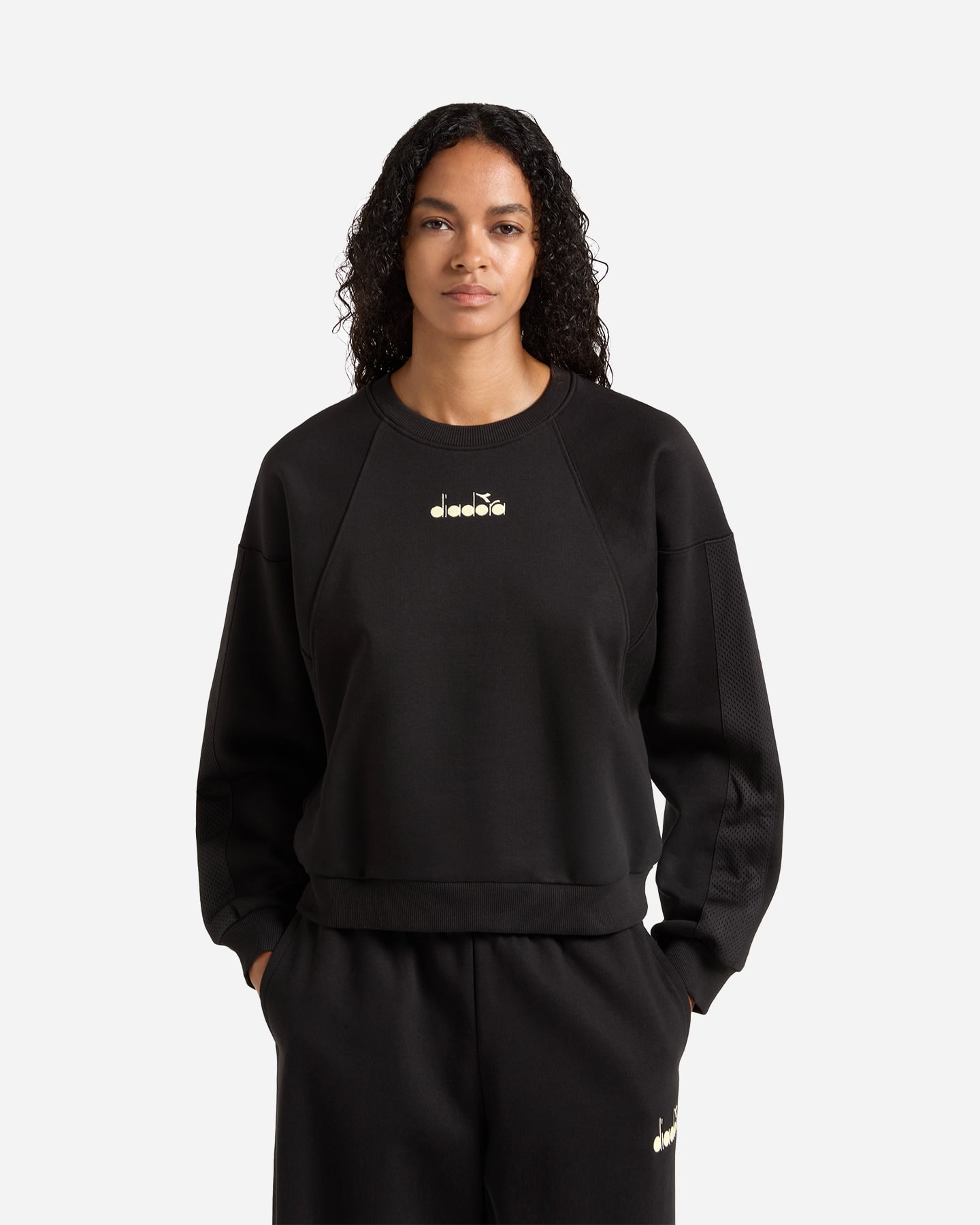 Felpa DIADORA CLASSIC W - Nero - 1 | Cisalfa Sport