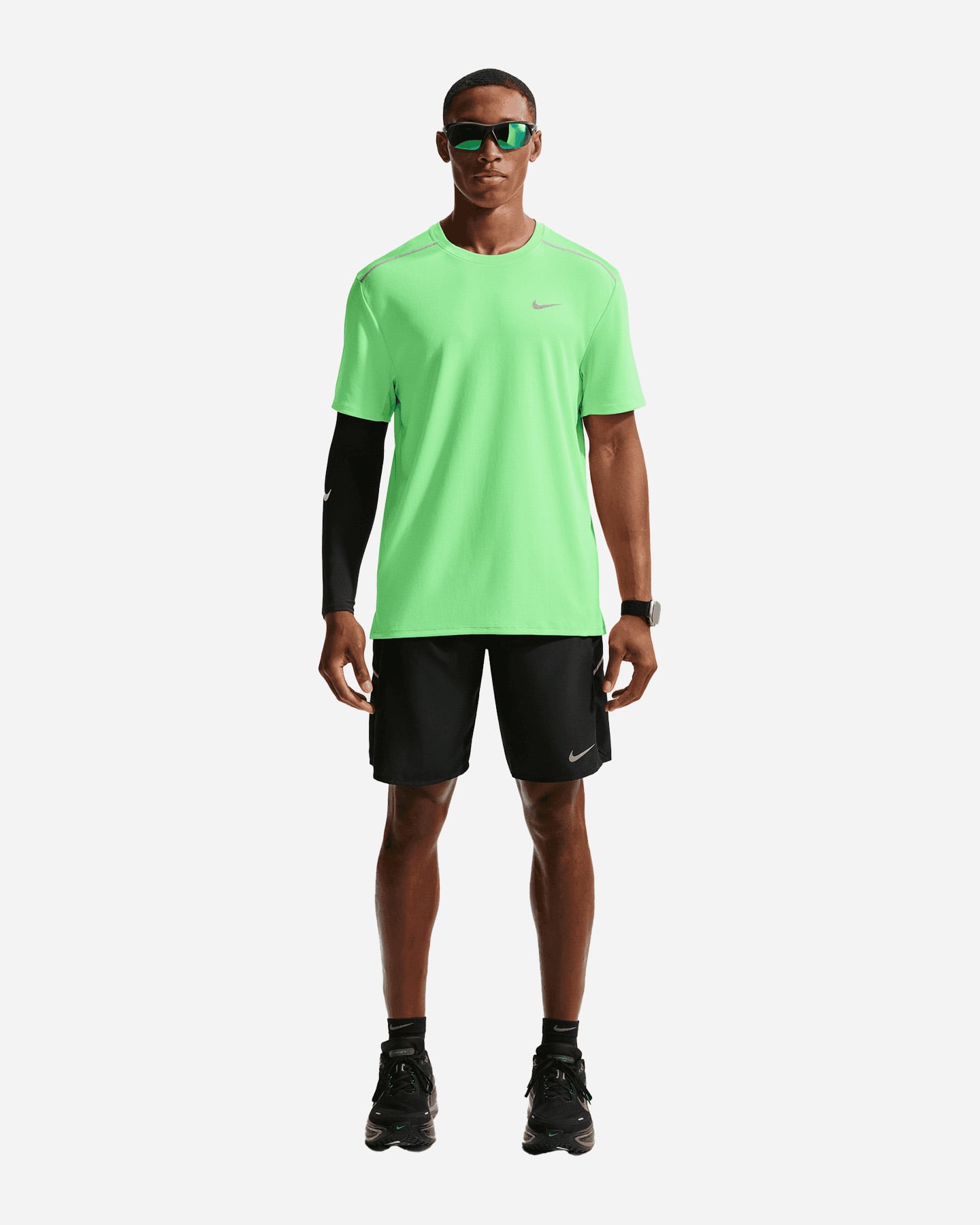 T-shirt running NIKE MILER M - Verde - 1 | Cisalfa Sport