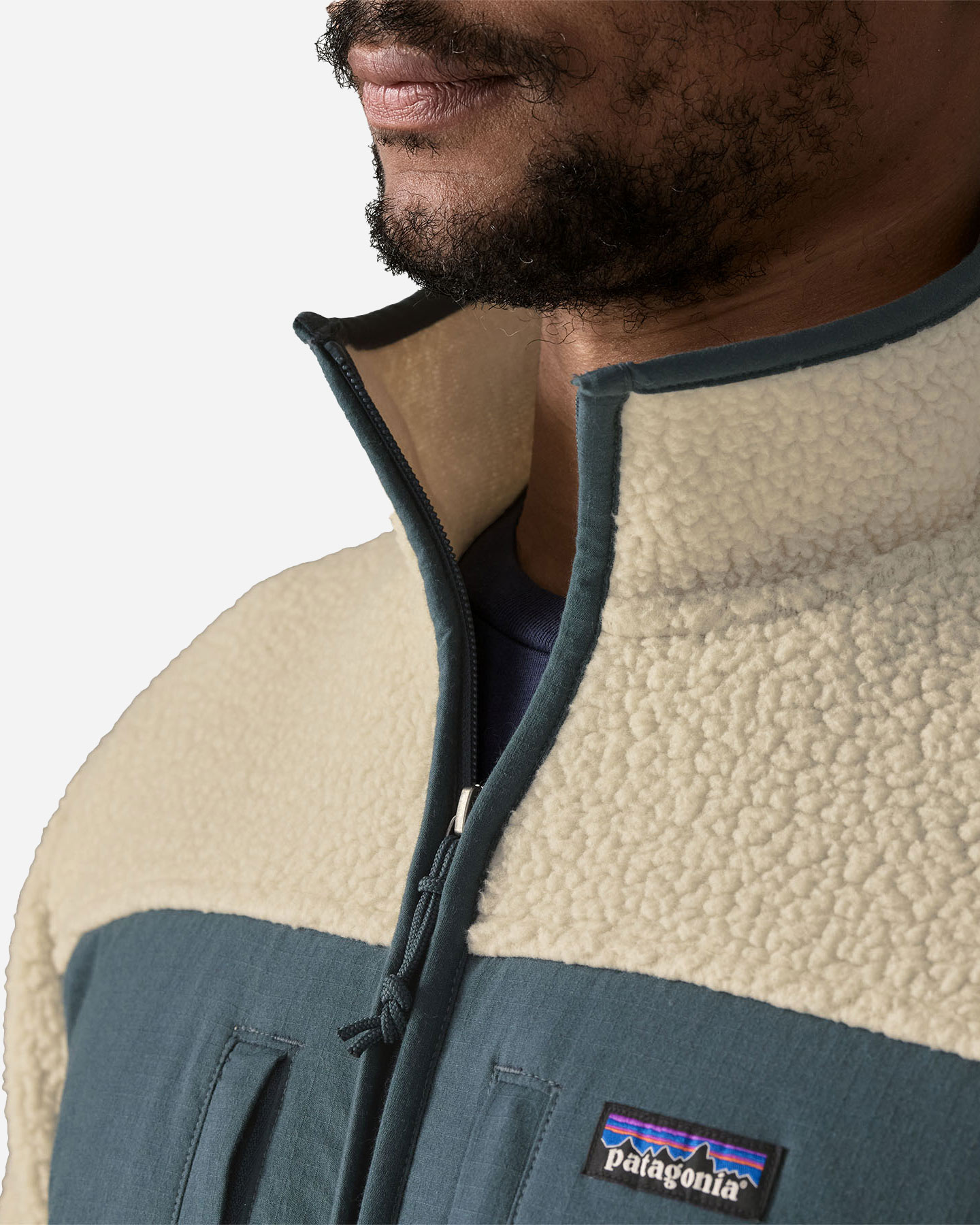 Pile PATAGONIA RETRO PILE PATCH M - Beige - 3 | Cisalfa Sport