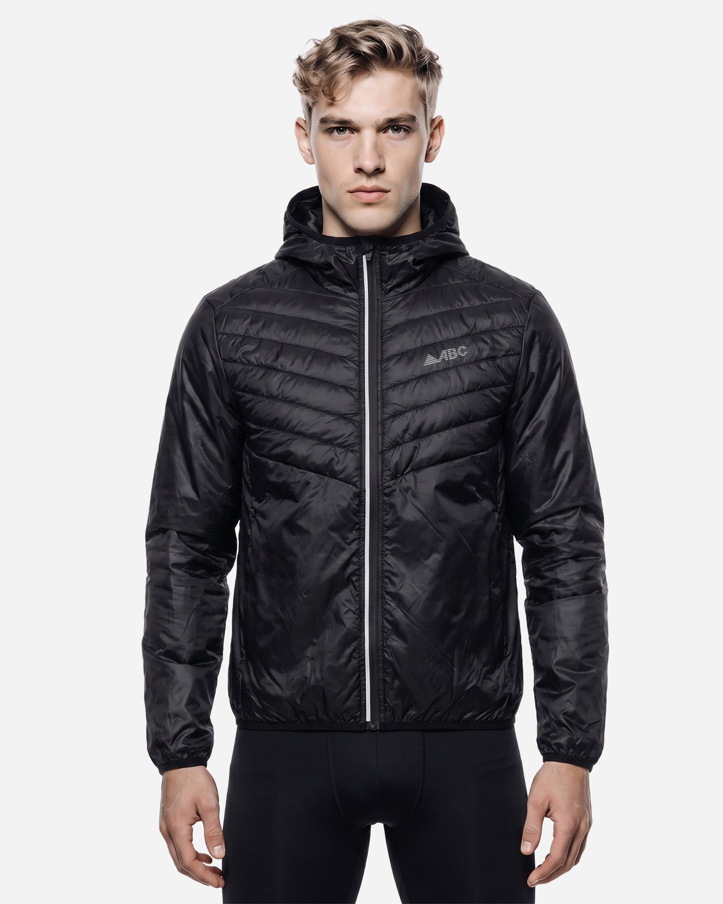 Giacca running ABC BASIC M - Nero - 2 | Cisalfa Sport