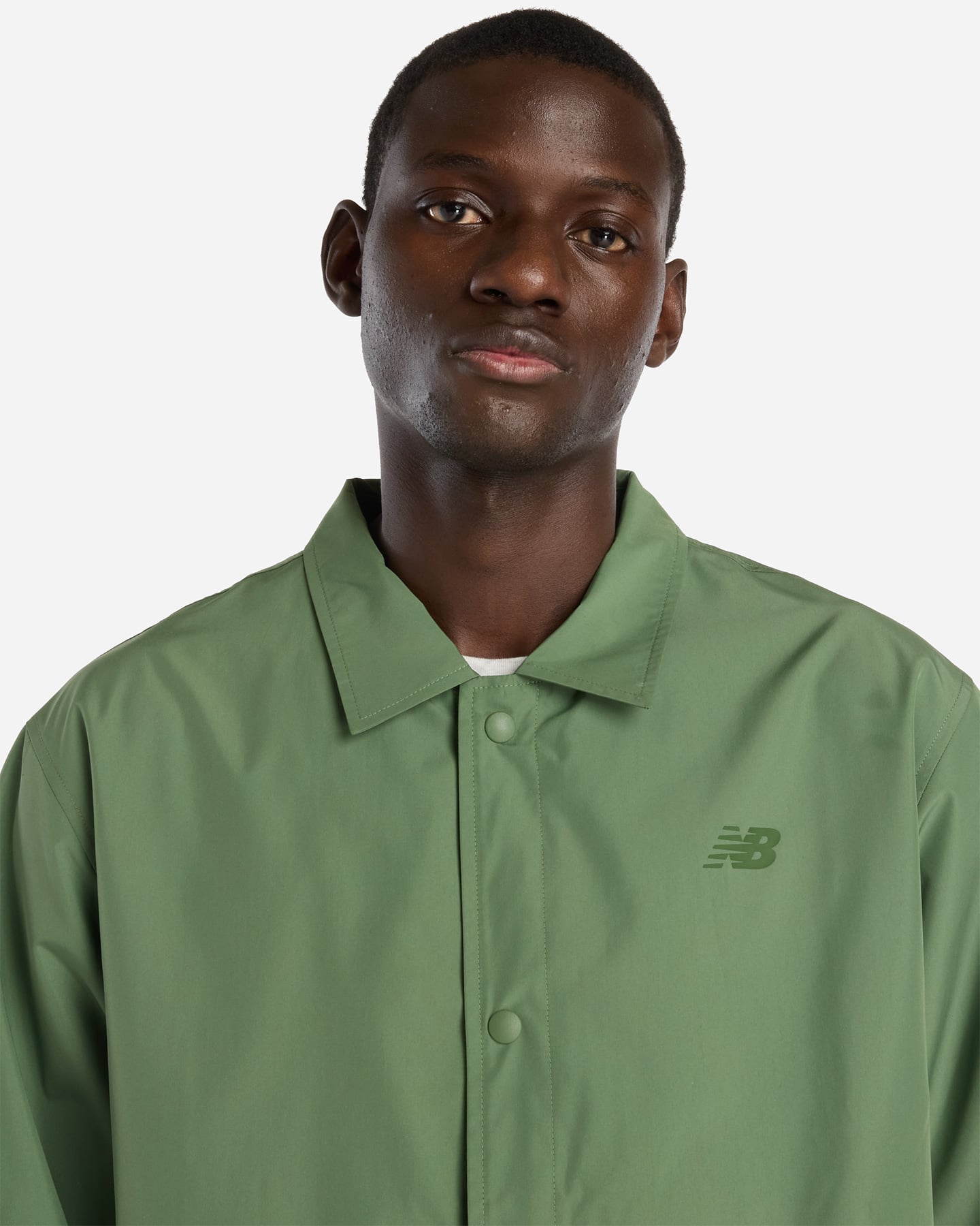 Felpa NEW BALANCE ESSENTIAL COACH M - Verde - 4 | Cisalfa Sport