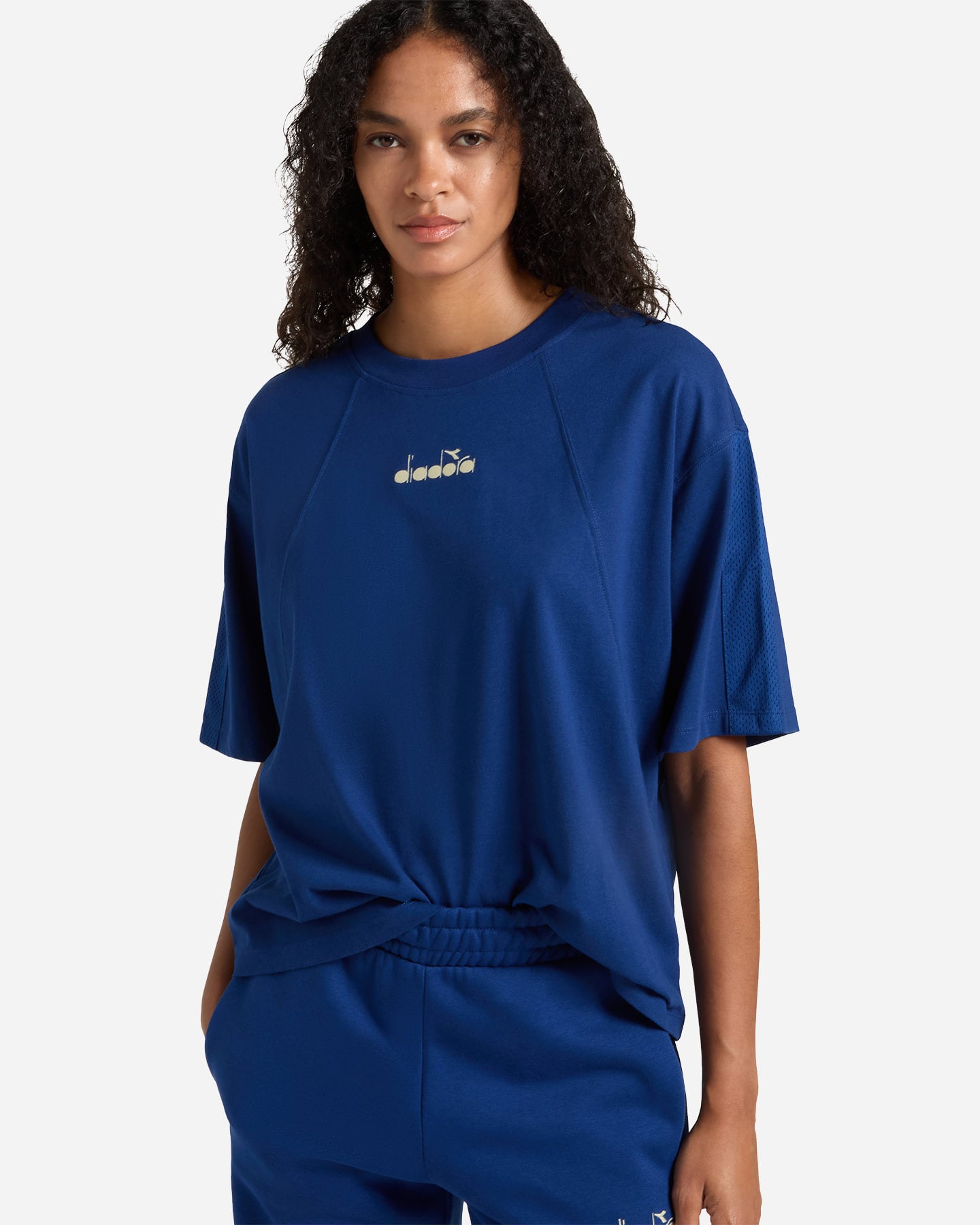 T-shirt DIADORA BASIC W - Blu - 4 | Cisalfa Sport