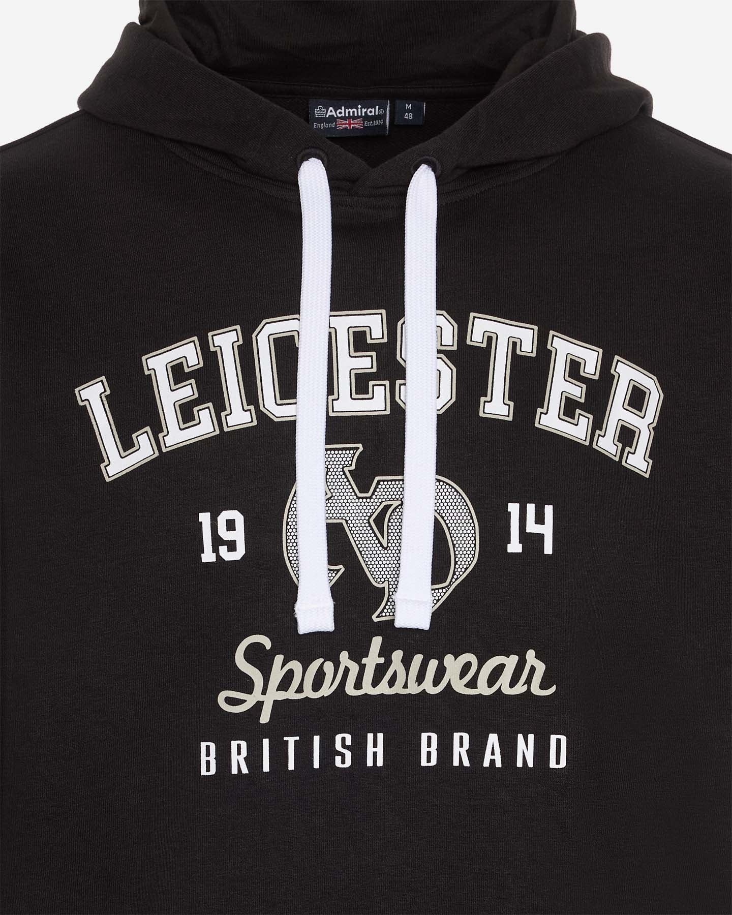Felpa ADMIRAL VARSITY M - Nero - 2 | Cisalfa Sport