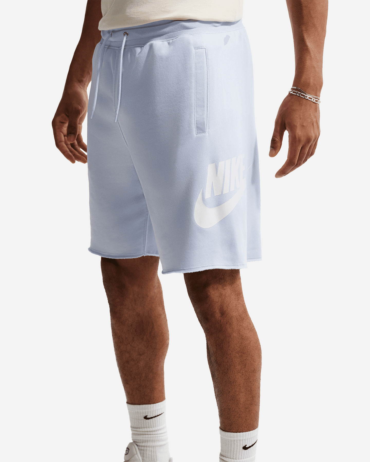 Pantaloncini NIKE ALUMNI BIG LOGO M - Azzurro - 3 | Cisalfa Sport