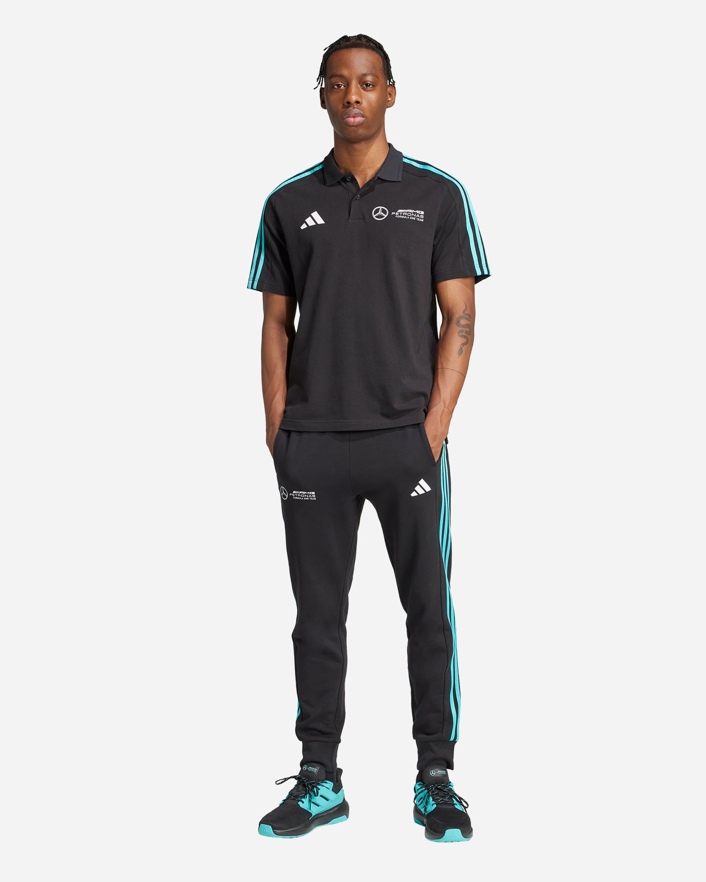 Polo ADIDAS MERCEDES DNA M - Nero - 5 | Cisalfa Sport