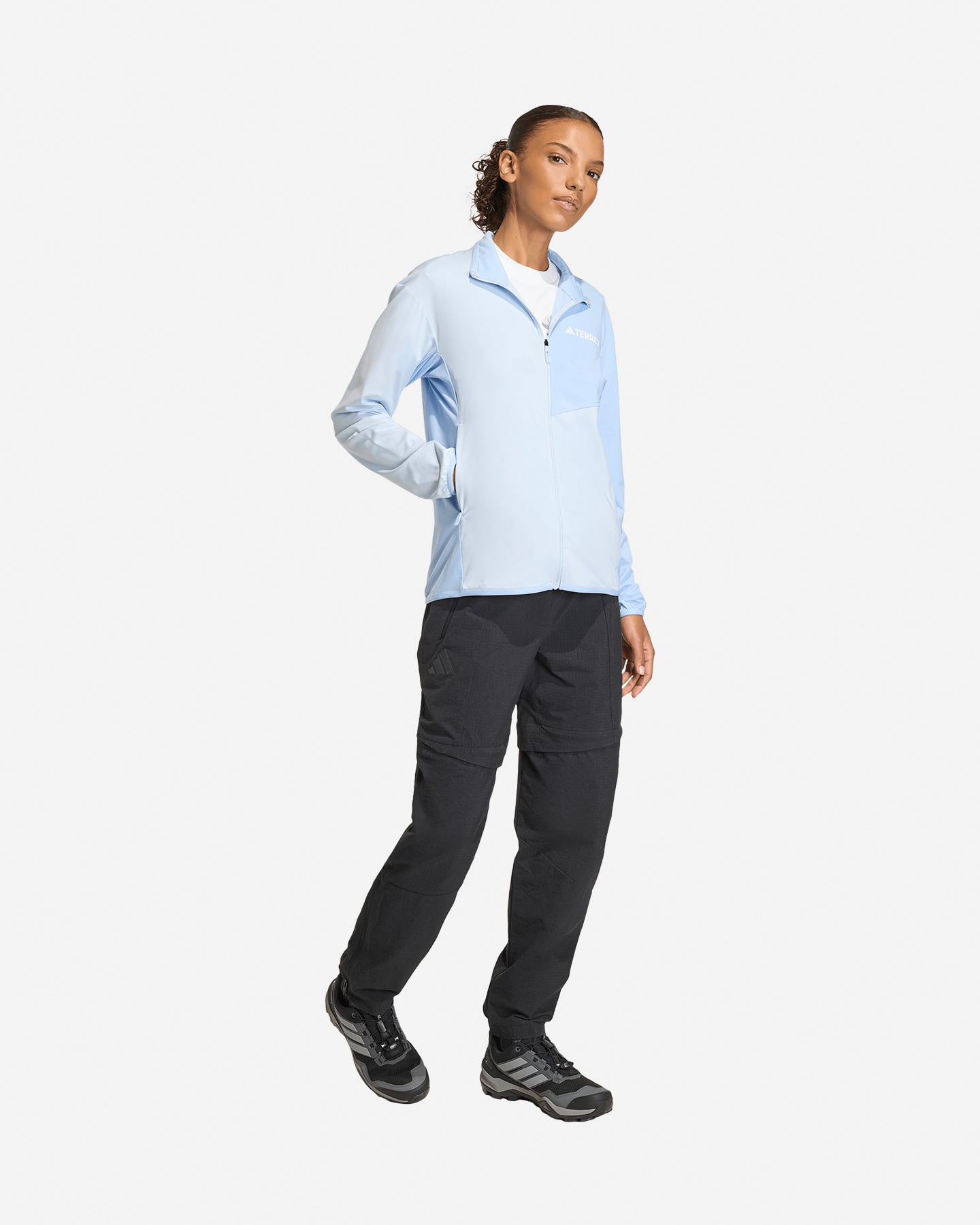 Pile ADIDAS TERREX MULTI W - Azzurro - 3 | Cisalfa Sport