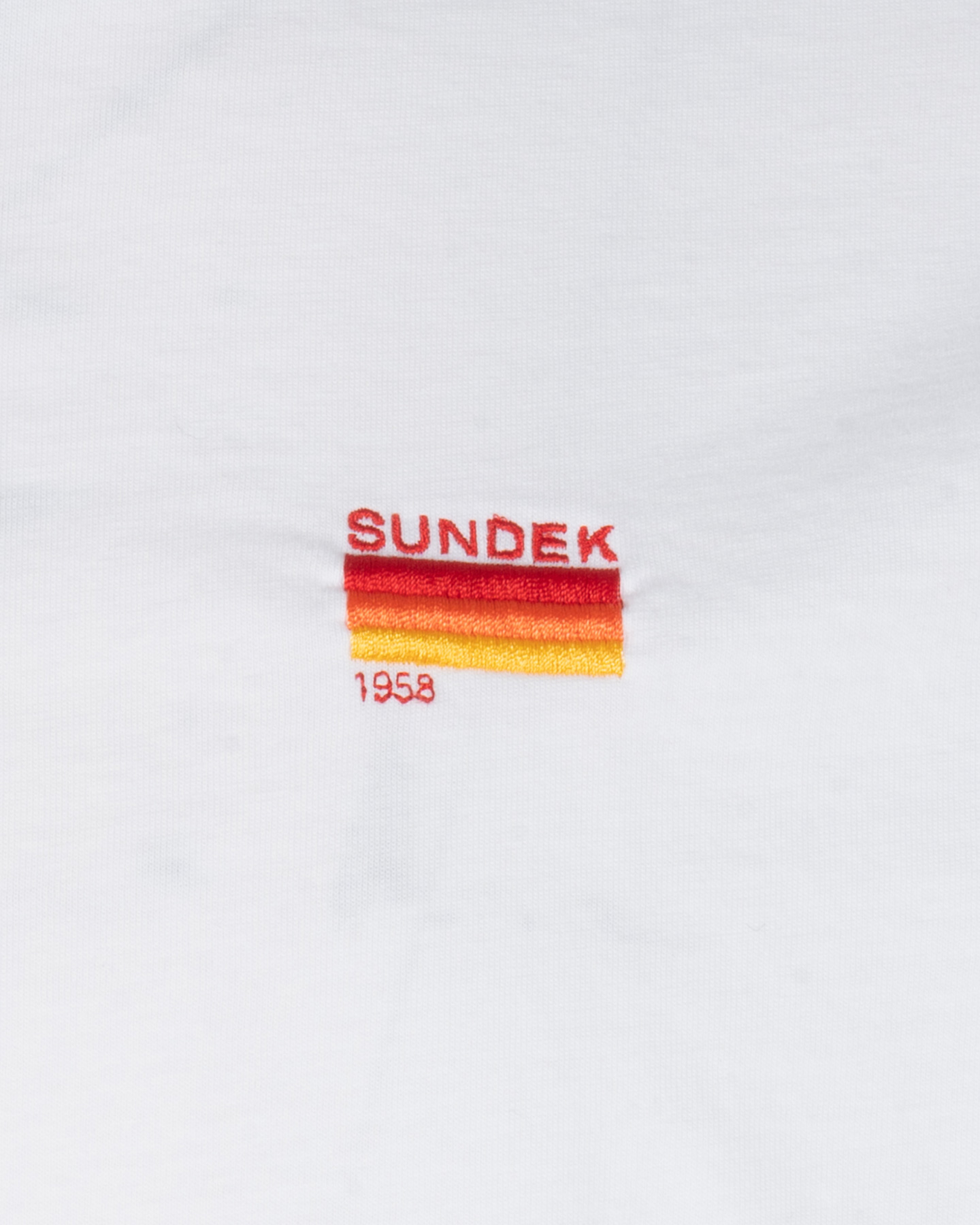 T-shirt SUNDEK SMALL LOGO M - Bianco - 2 | Cisalfa Sport