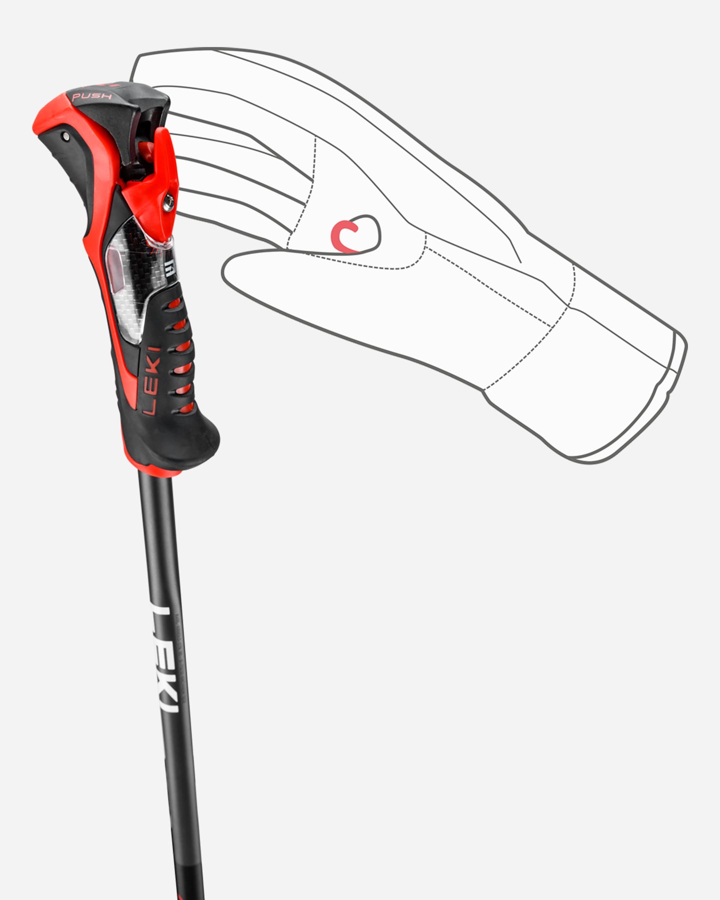 Bastoncini sci LEKI AIRFOIL 3D  - Nero - 4 | Cisalfa Sport