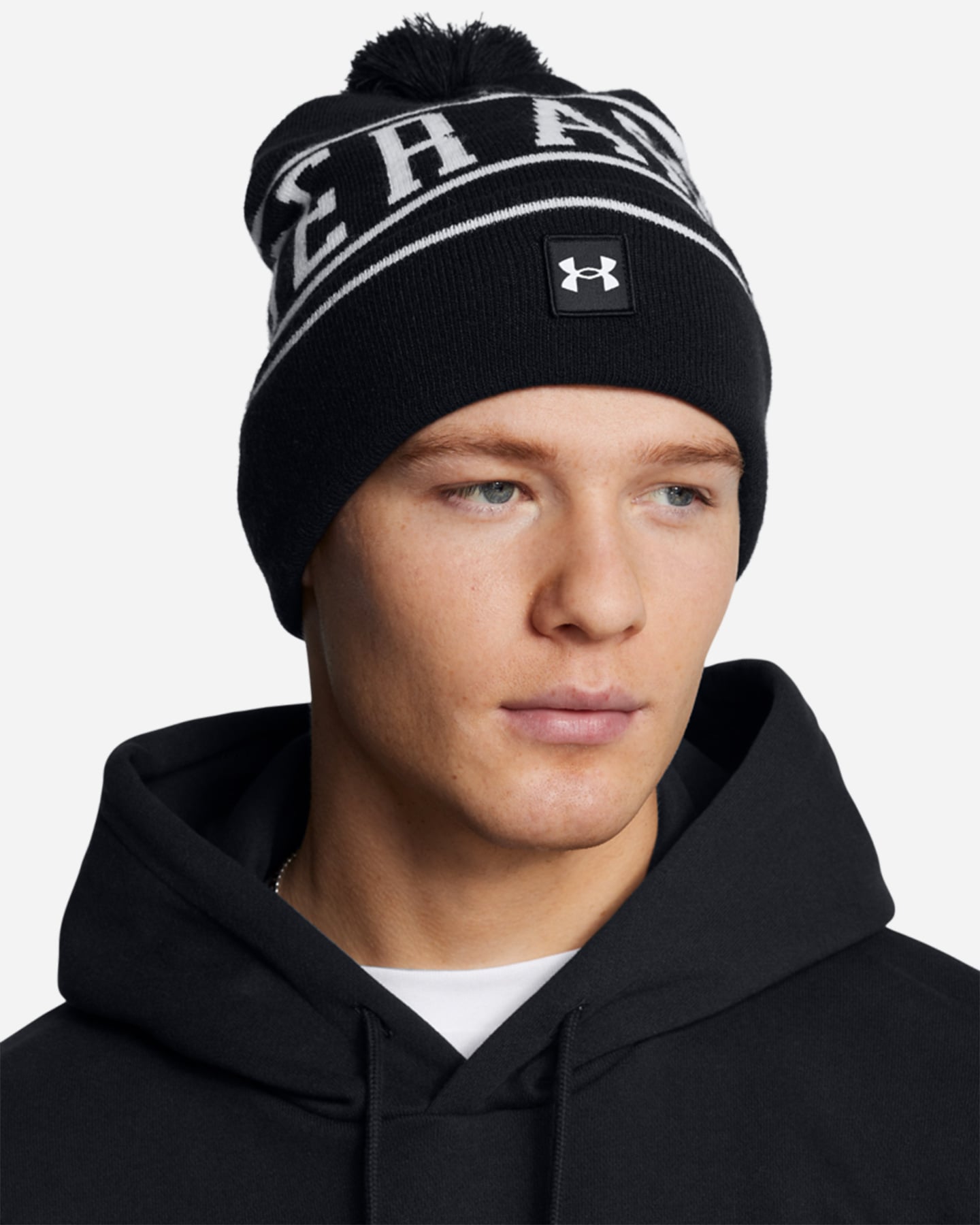 Berretto UNDER ARMOUR HALFTIME POM M - Nero - 2 | Cisalfa Sport