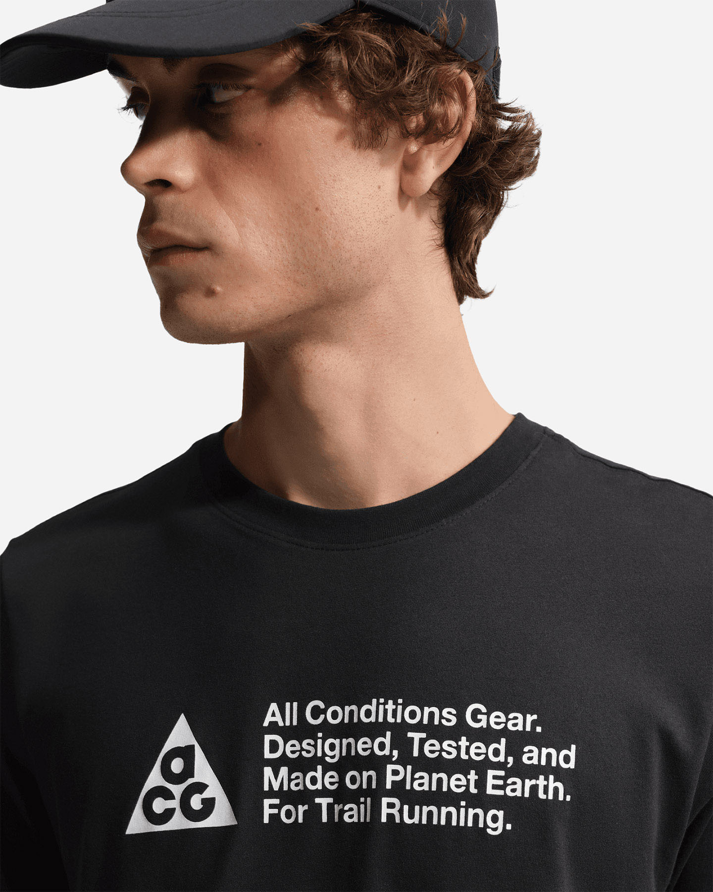 T-shirt running NIKE ACG M - Nero - 5 | Cisalfa Sport