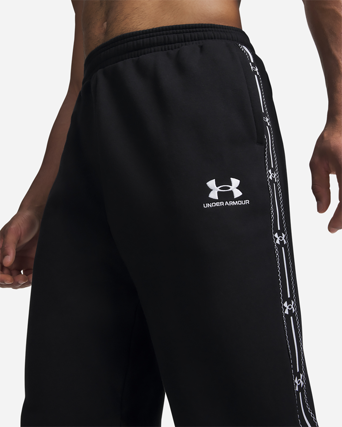 Pantalone UNDER ARMOUR ICON TAPED M - Nero - 3 | Cisalfa Sport