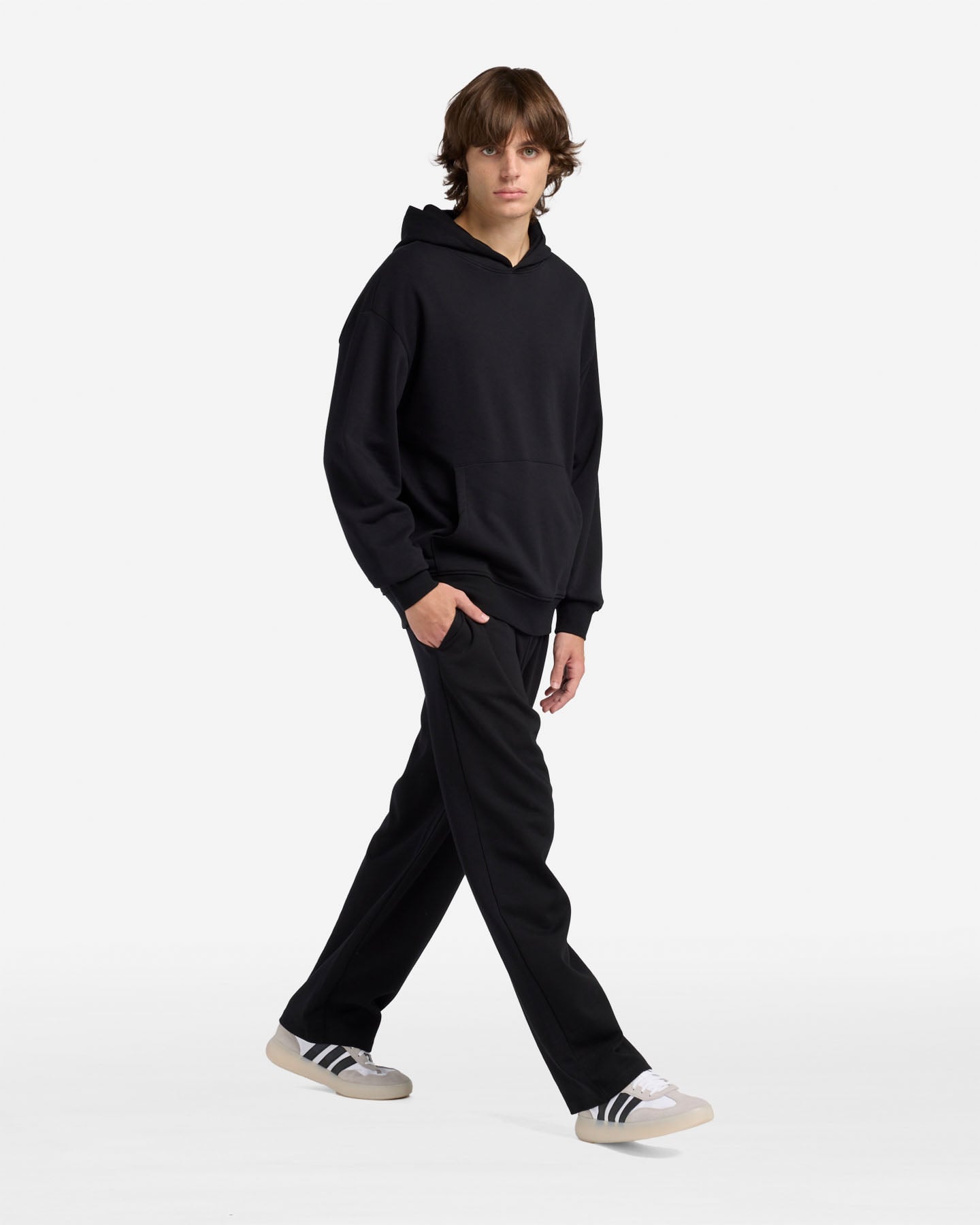 Felpa ABC BASIC ATHLETIC M - Nero - 2 | Cisalfa Sport