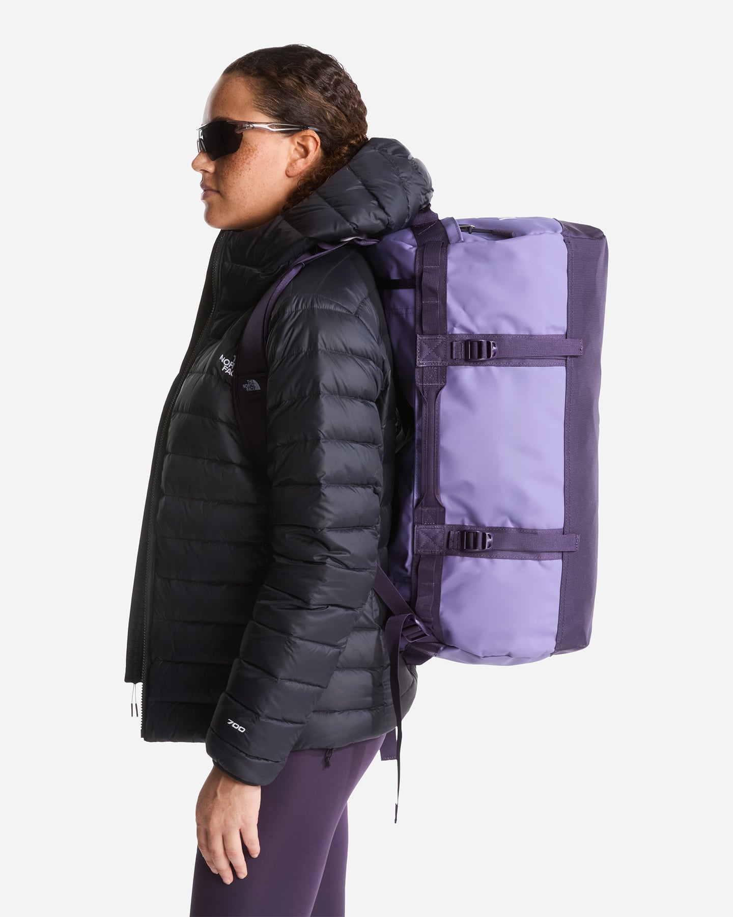 Borsa viaggio THE NORTH FACE BASE CAMP DUFFEL S  - Viola - 4 | Cisalfa Sport