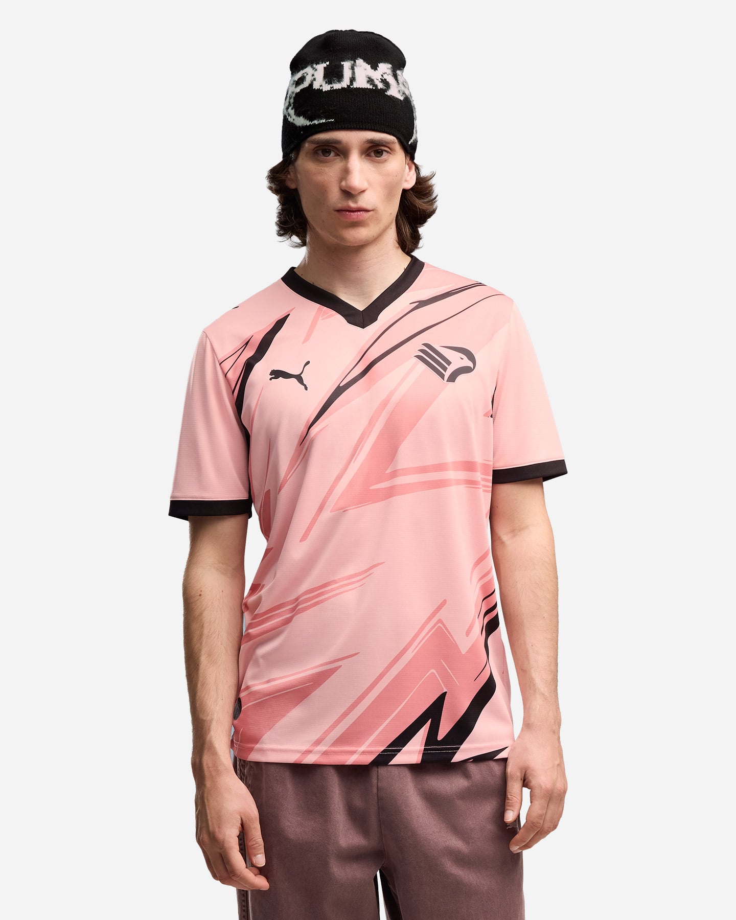 Maglia calcio ufficiale PUMA PALERMO HOME M - Rosa - 2 | Cisalfa Sport